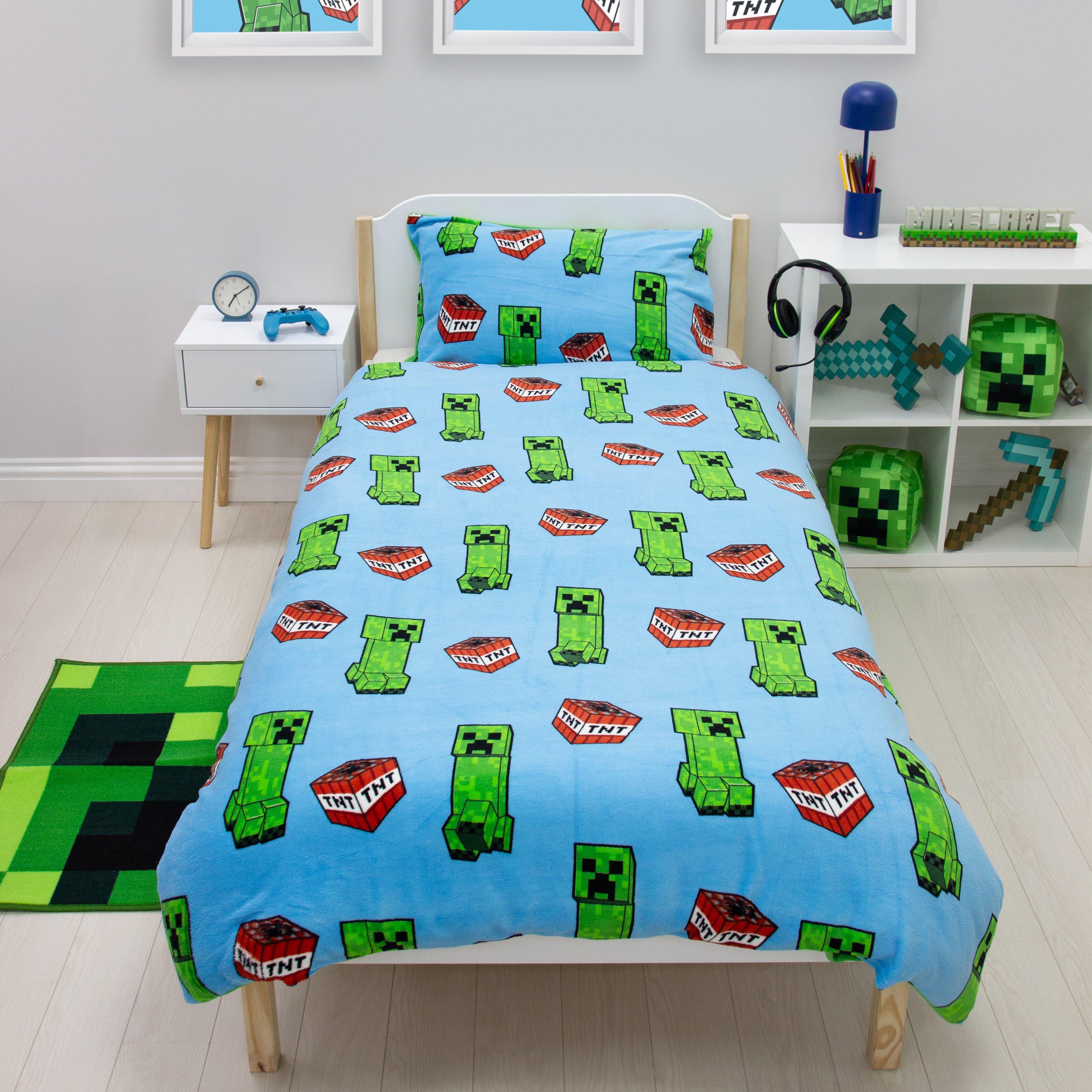 Multicolour - Minecraft - Minecraft Warmer Single Fleece Duvet - 1
