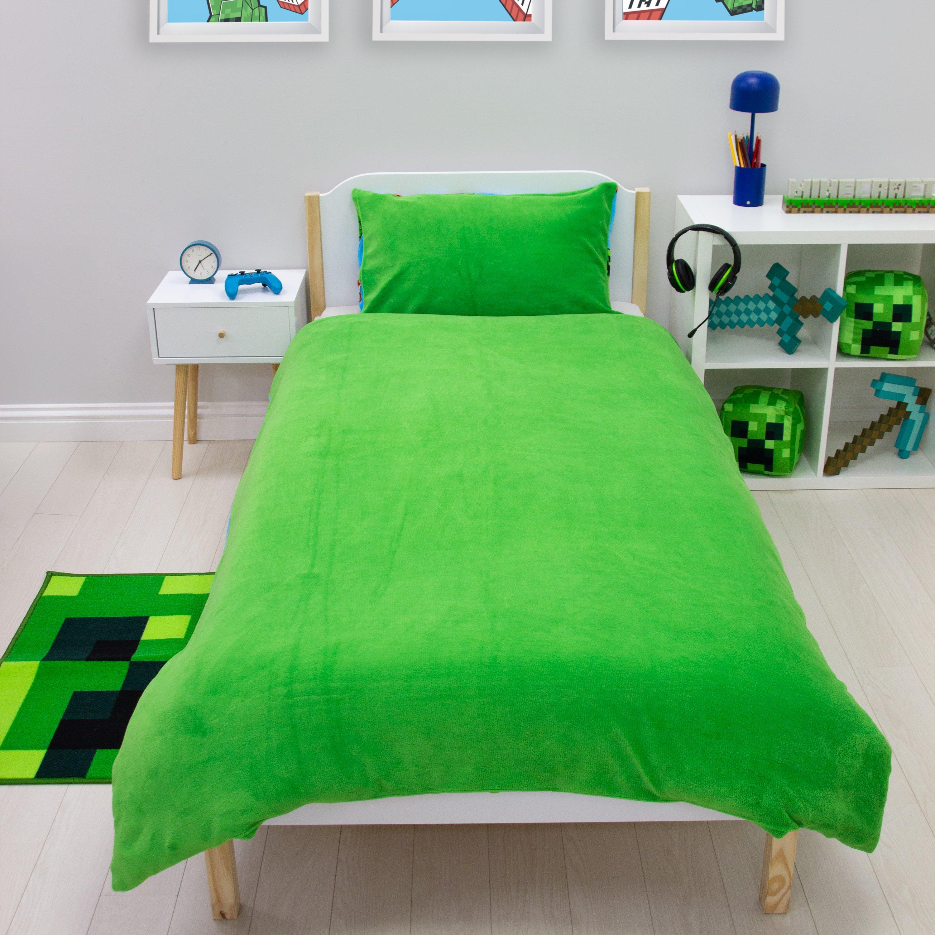 Multicolour - Minecraft - Minecraft Warmer Single Fleece Duvet - 2