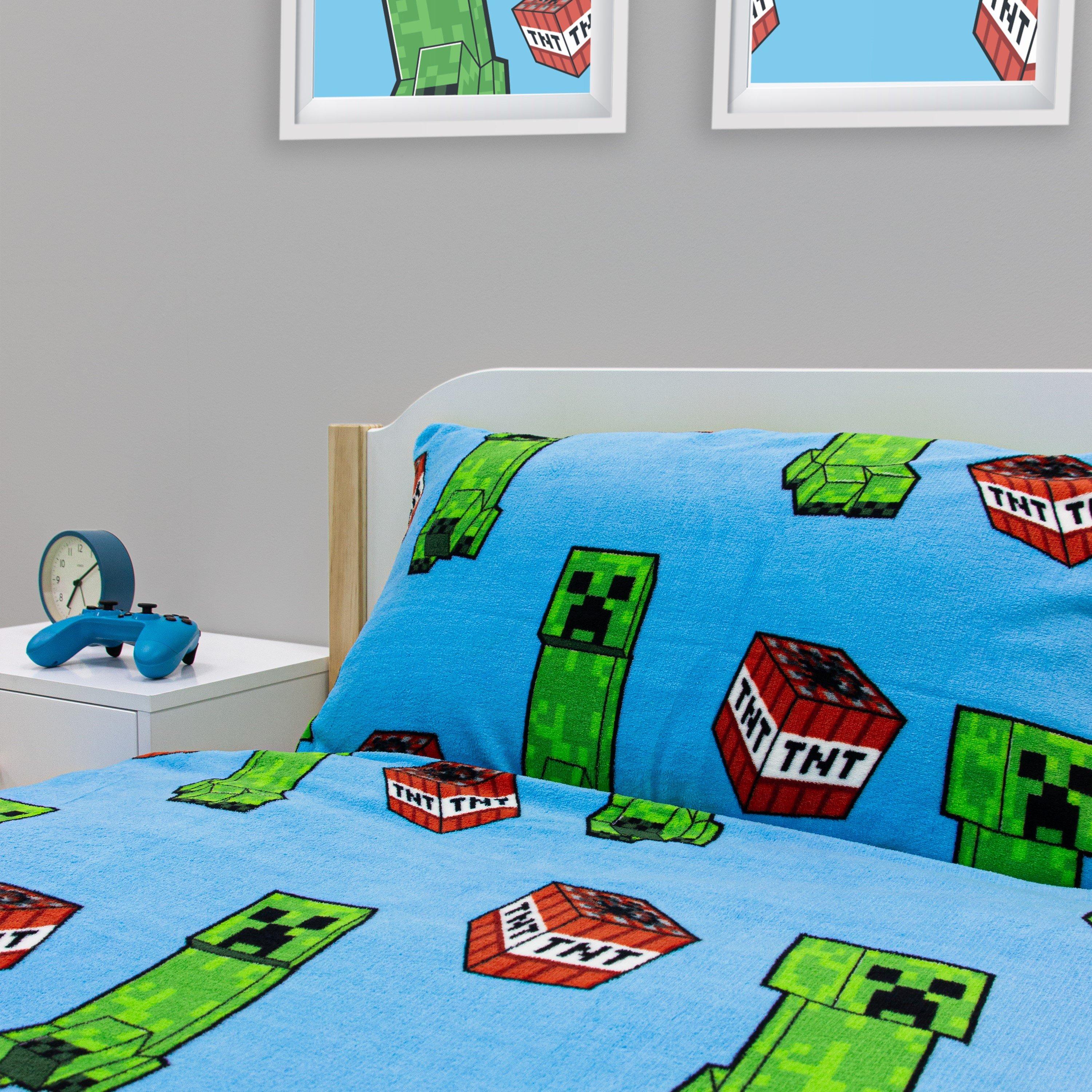 Multicolour - Minecraft - Minecraft Warmer Single Fleece Duvet - 3