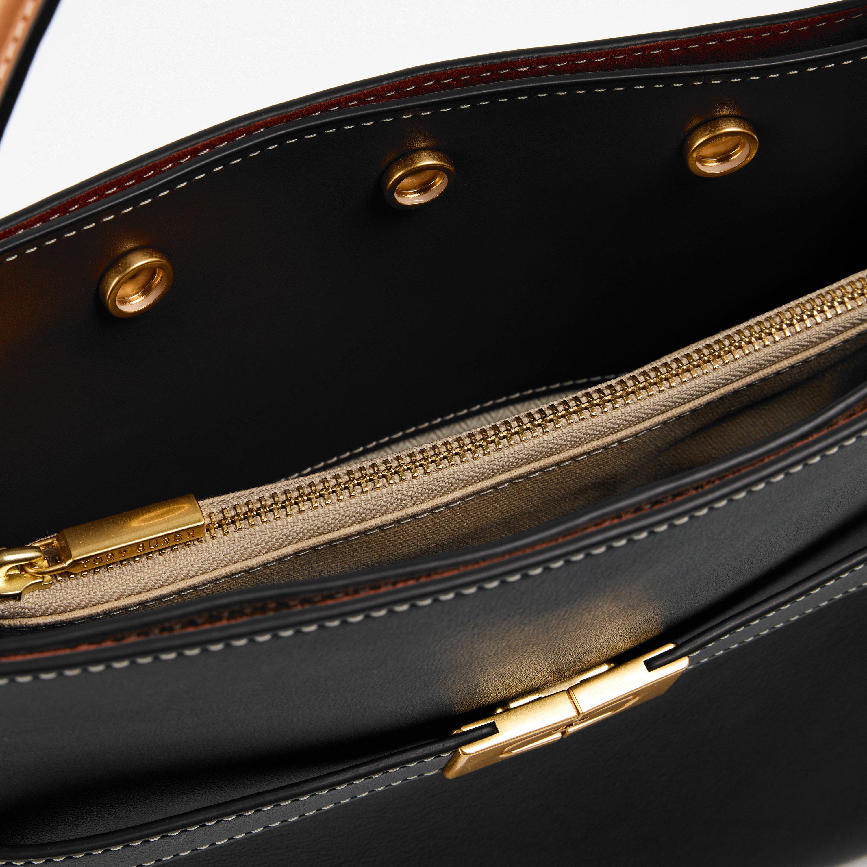 Black - Tory Burch - Women's Radziwill Top Handle Bag - 4