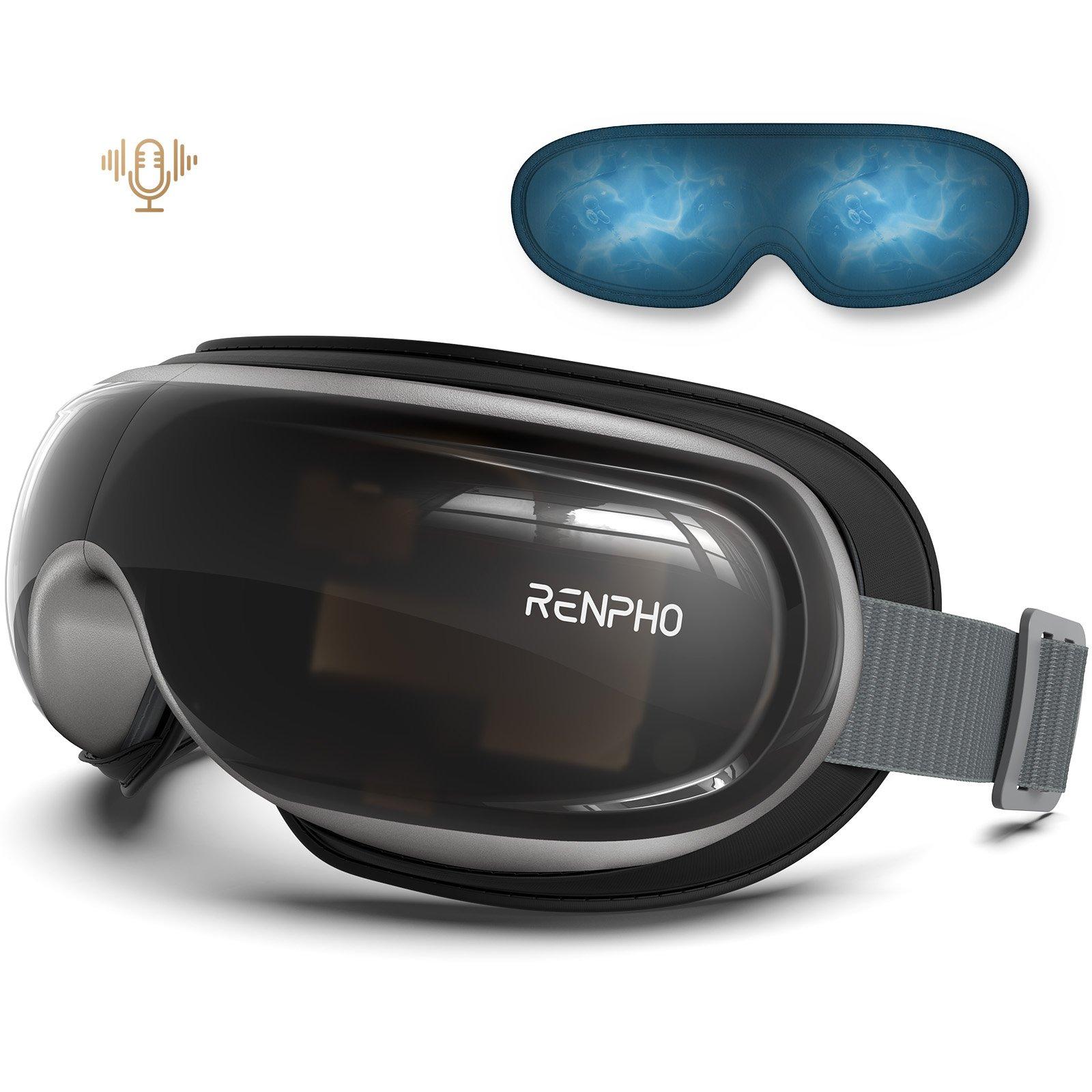 Black - Renpho - RENPHO Eyeris 3 - Eye Massager with Voice Control - 1