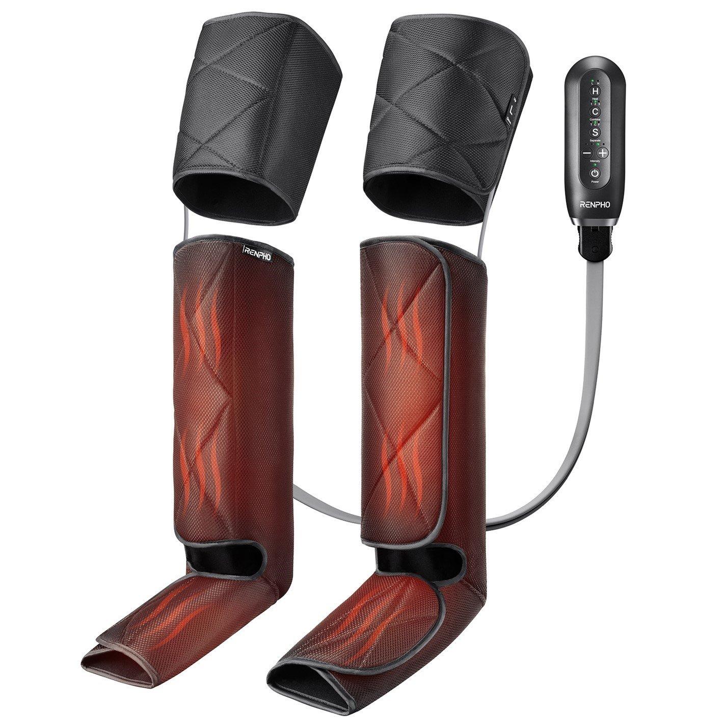 Black - Renpho - Ultimate Thermal 2 Full-Leg Air Recovery - 1