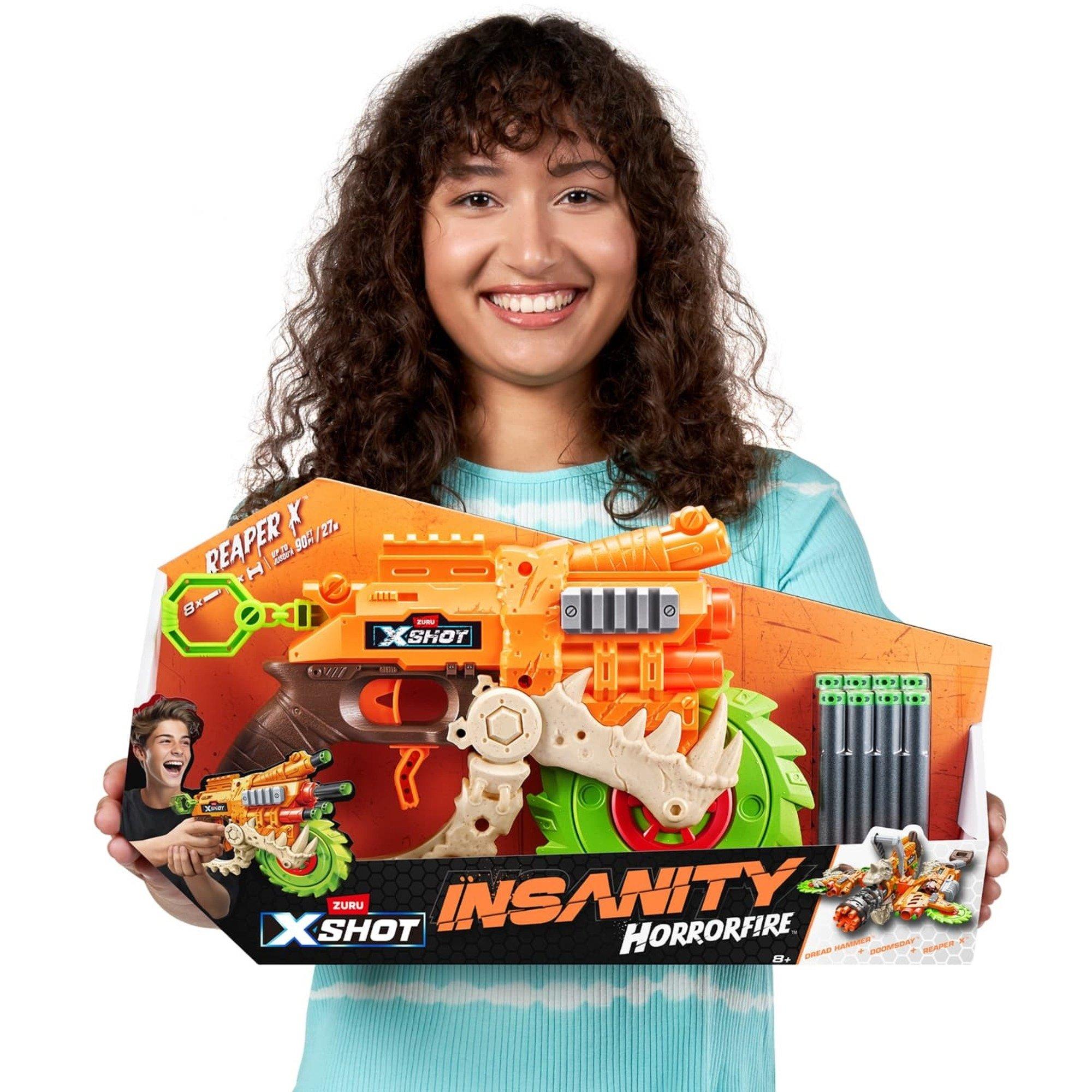 8 Dart - X-Shot - Insanity HorrorFire Reaper X (8 Darts) by Zuru - 7