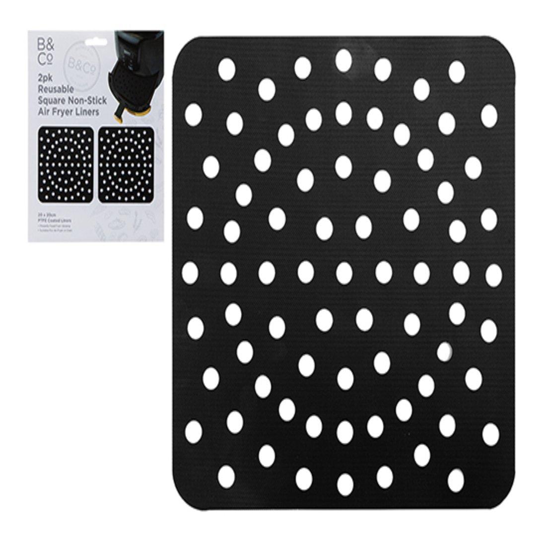 B And Co  B And C 2Pk Air Fryer Liner - Square