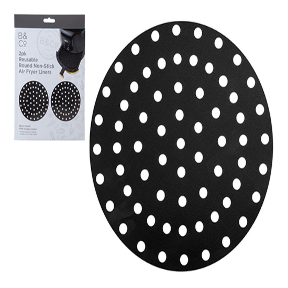 B And Co  B And C 2Pk Air Fryer Liner - Round