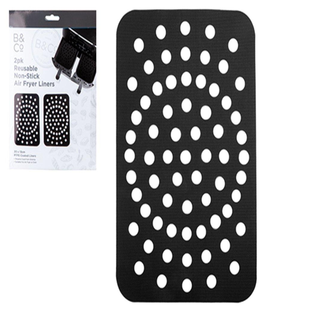 B And Co  B And C 2Pk Air Fryer Liner - Rectangular