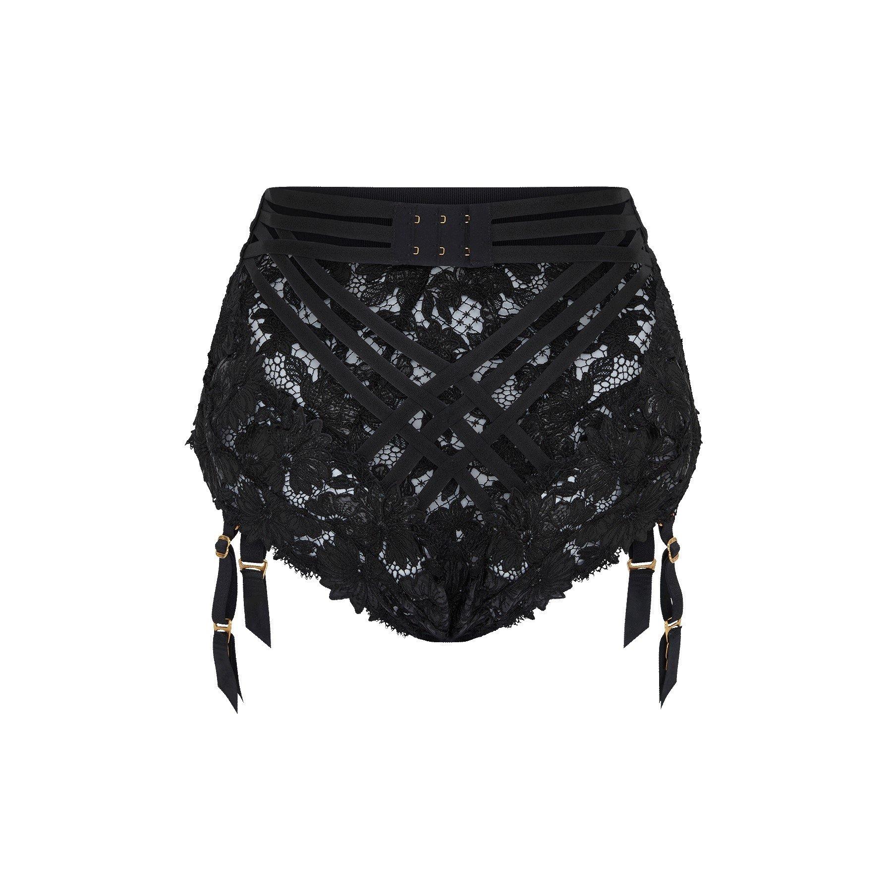 Black - Agent Provocateur - EDIRA Suspender Brief - 4