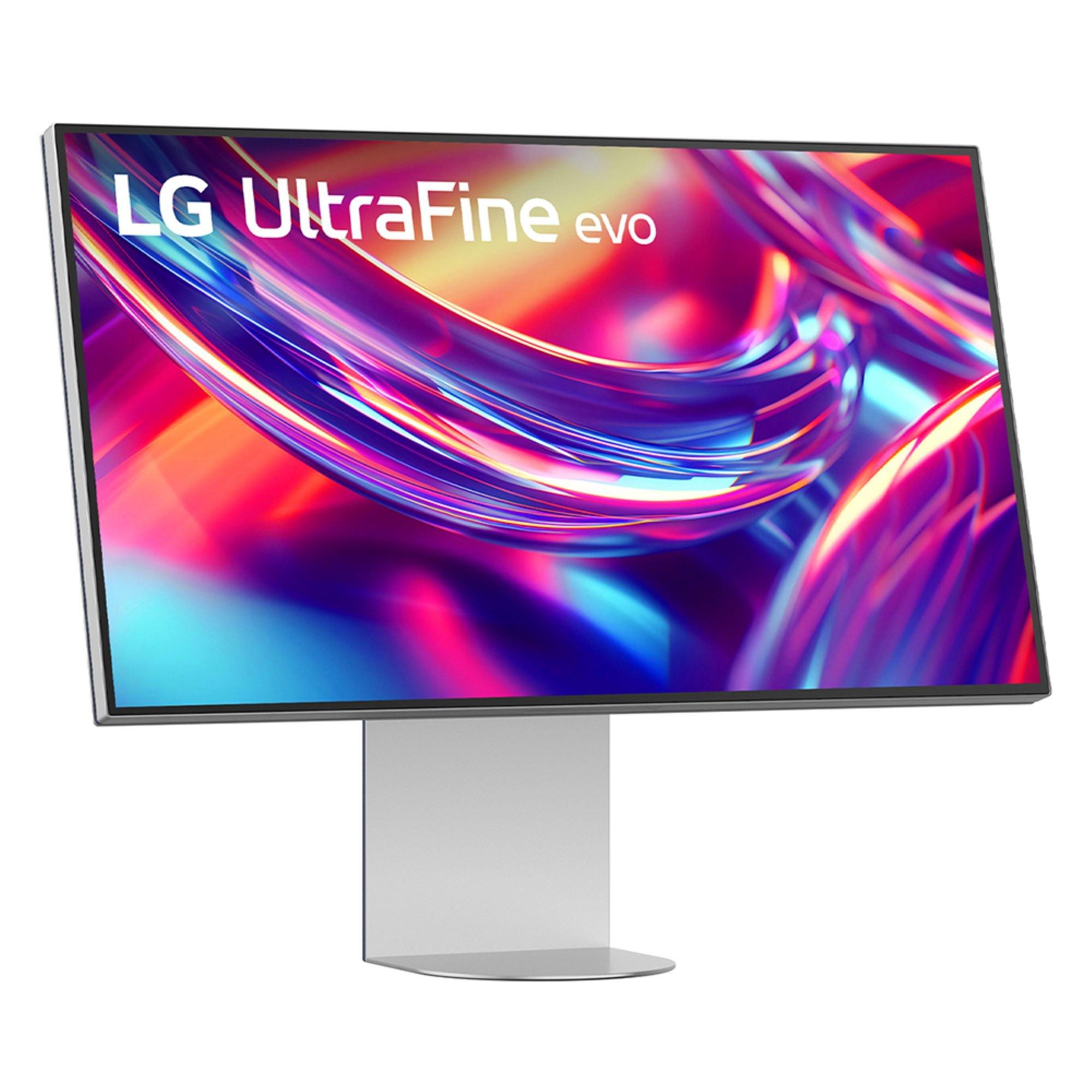 Silver - LG - LG 32U990A-S 32 Inch UltraFine 6K Nano IPS Black Thunderbolt 5 Monitor - 2
