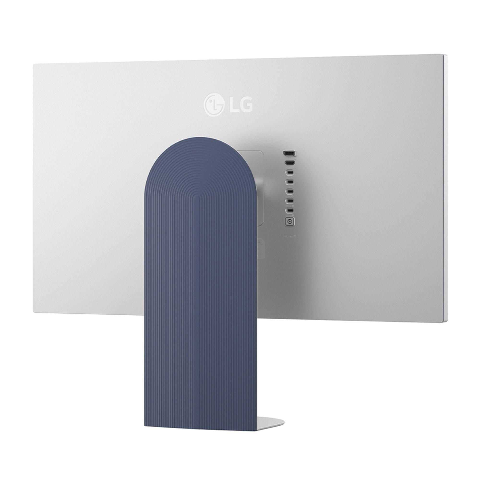 Silver - LG - LG 32U990A-S 32 Inch UltraFine 6K Nano IPS Black Thunderbolt 5 Monitor - 5