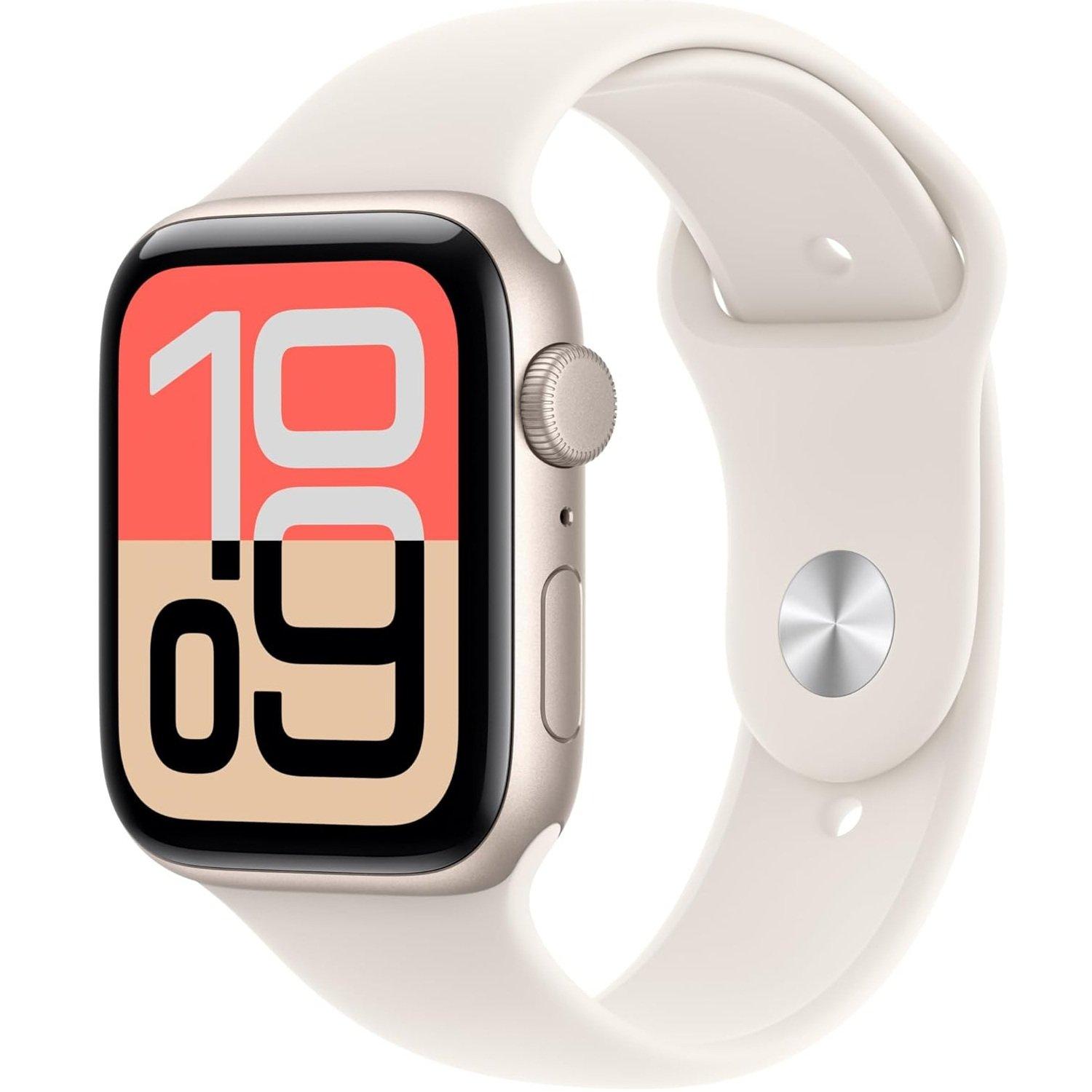 Apple  Watch Se 3 Gps 44Mm Aluminium Case With Sport Band - Starlight - 44mm S/M