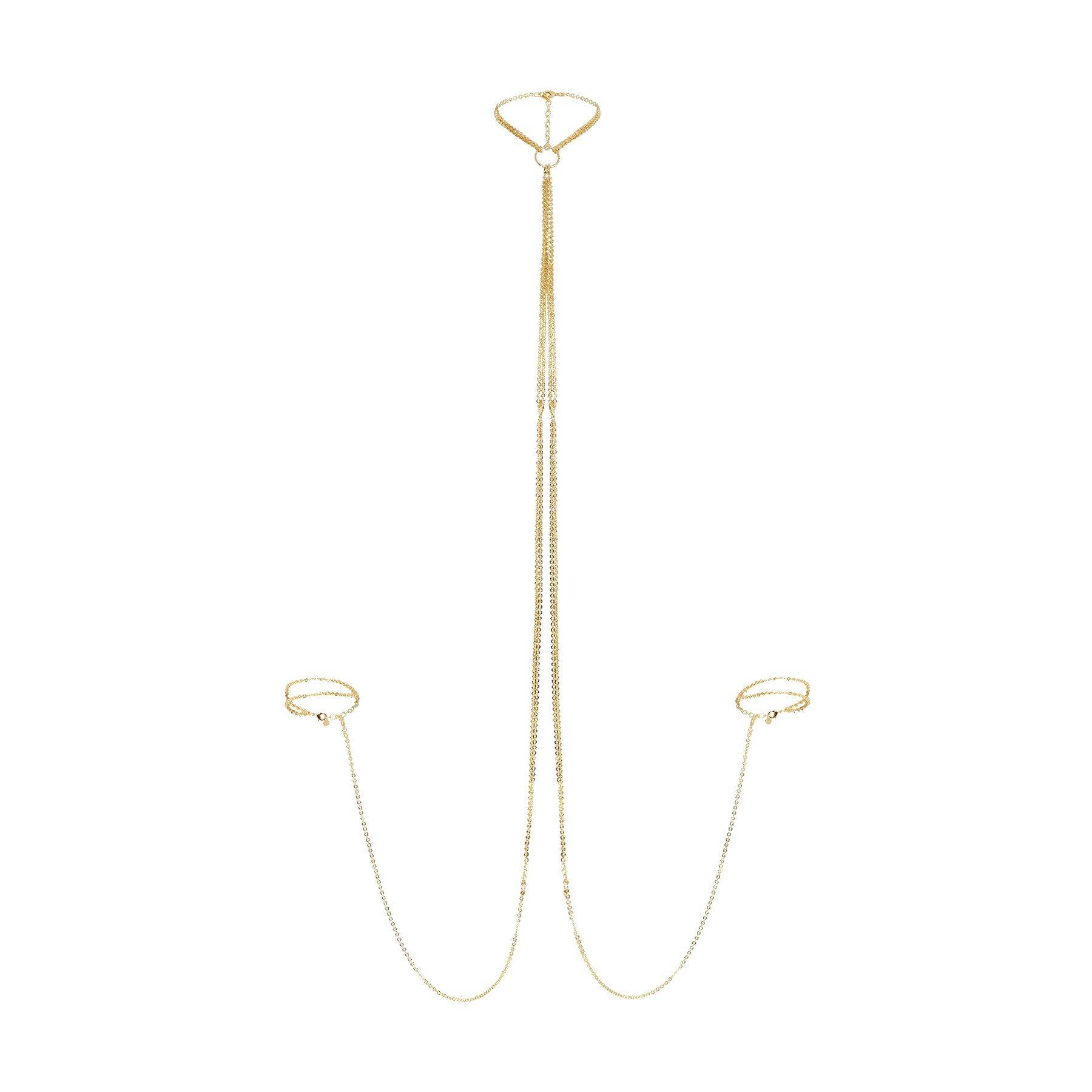 Gold - Agent Provocateur - FOXIE Choker & Cuff Set - 3