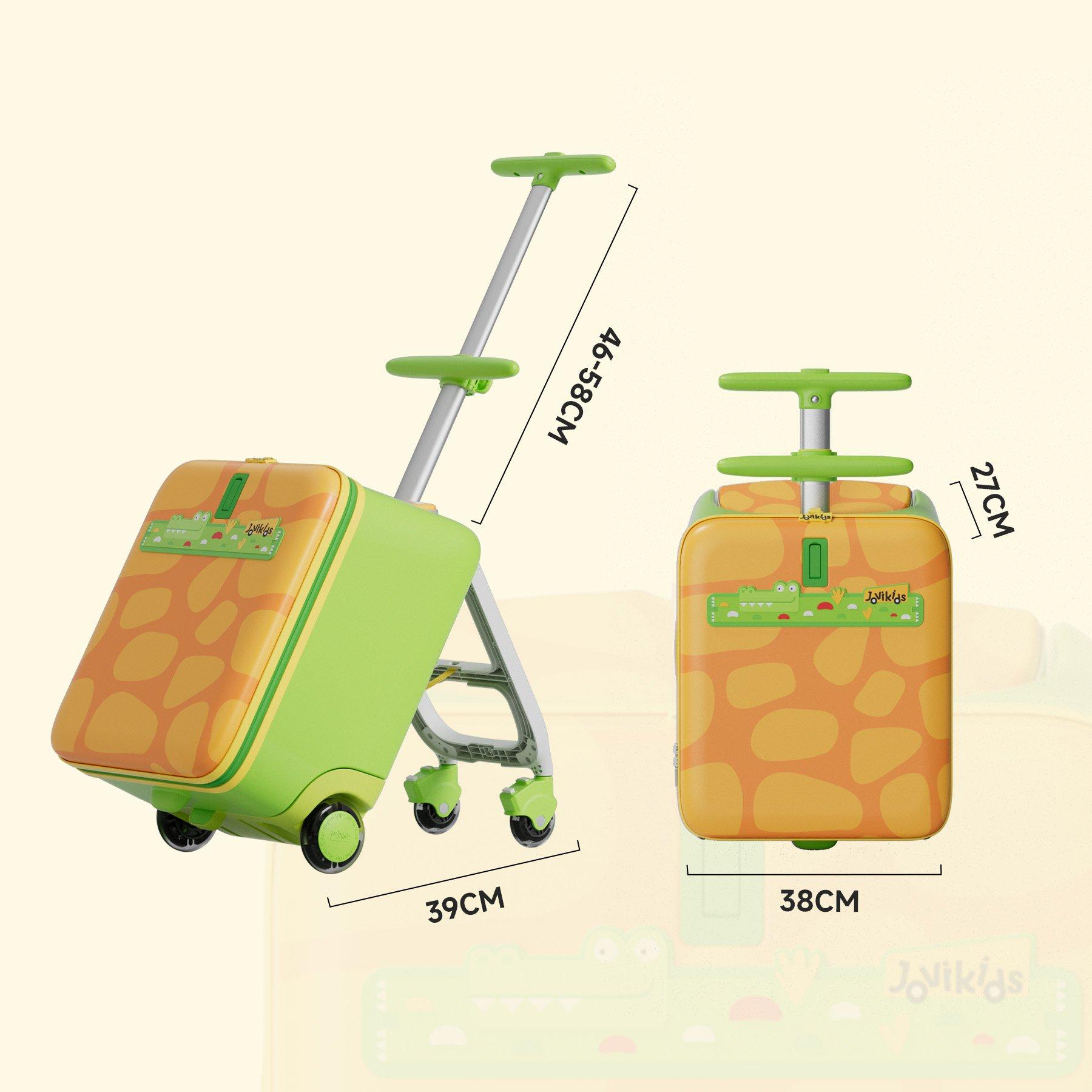 Green - JoviKids - JoviKids 3-in-1 Children’s Ride-On Suitcase Green - 7