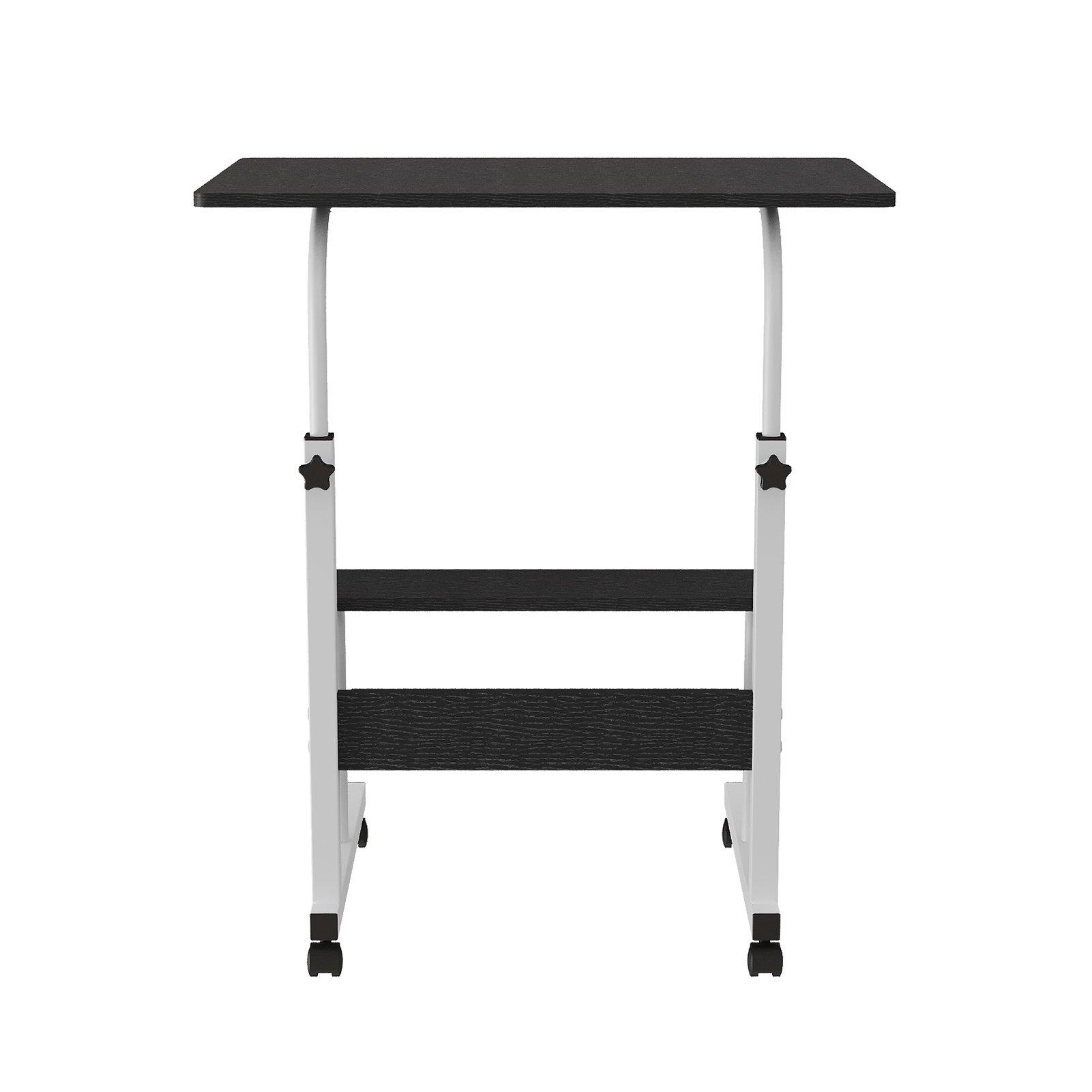 Black - Kabinet UK - Height Adjustable Mobile Overbed Table - 3