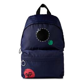 Off White Logo Zip Backpack Juniors