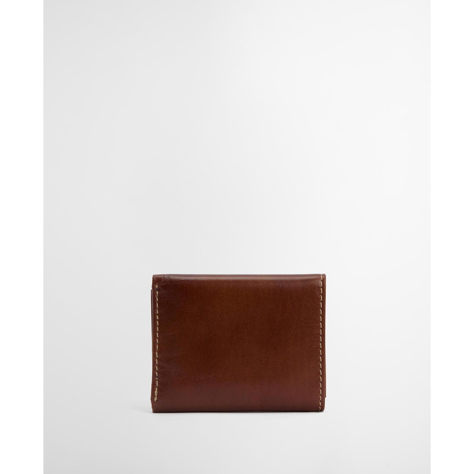 Heritage Brown - Barbour - Men's Bywell Leather Billfold Wallet - 2