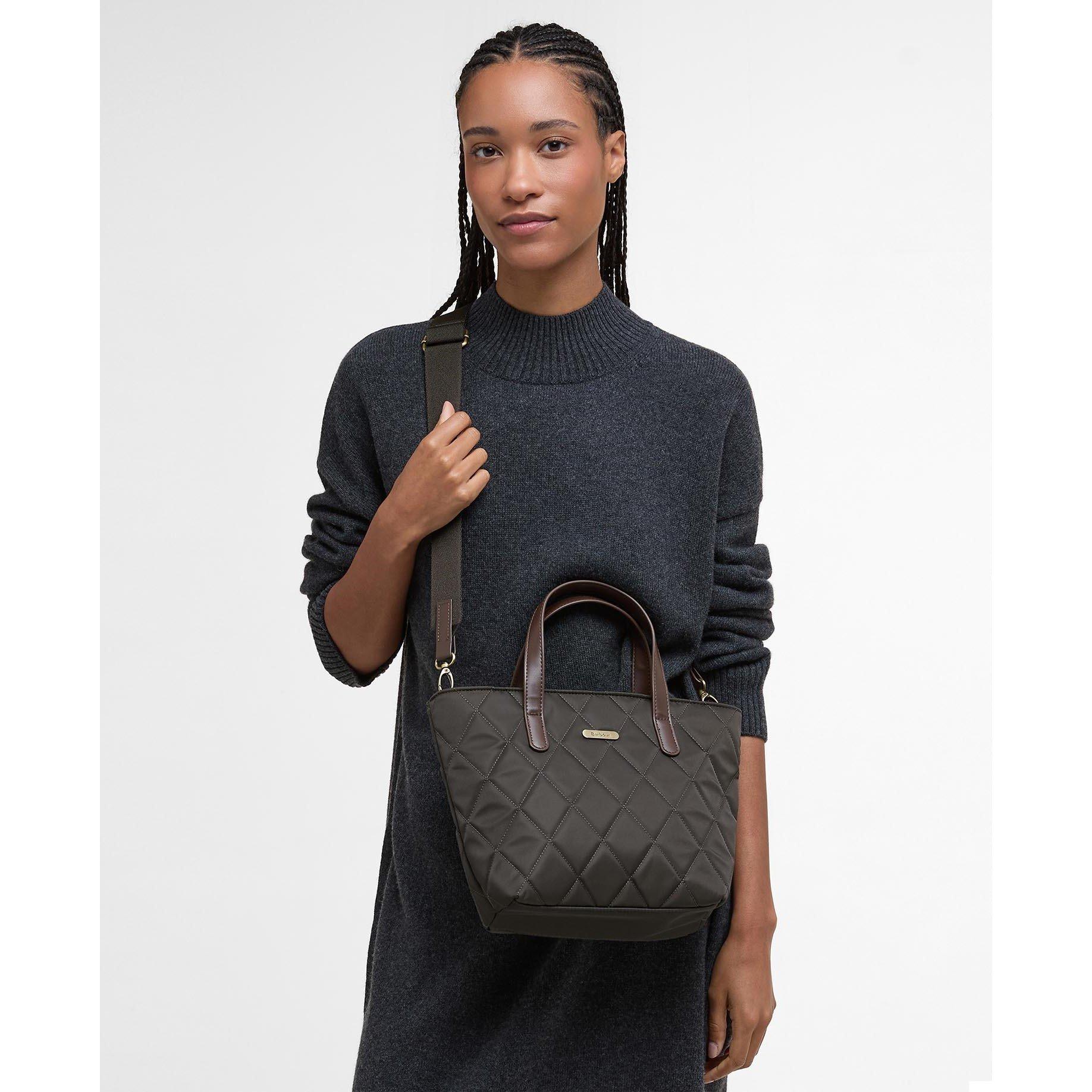 Olive - Barbour - Women's Quilted Tote Bags - 2