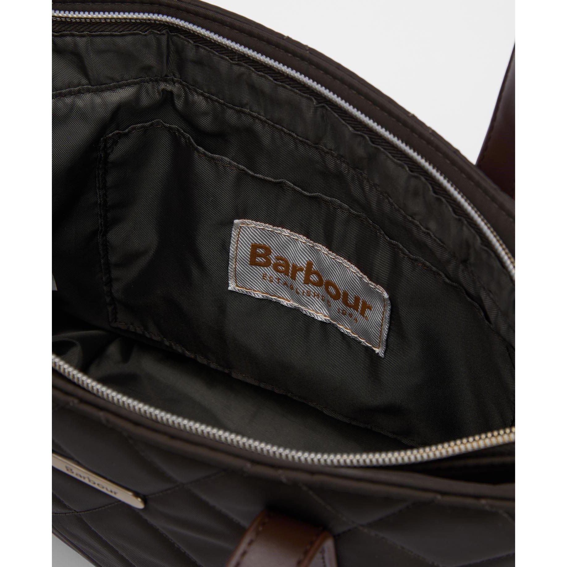 Olive - Barbour - Women's Quilted Tote Bags - 6