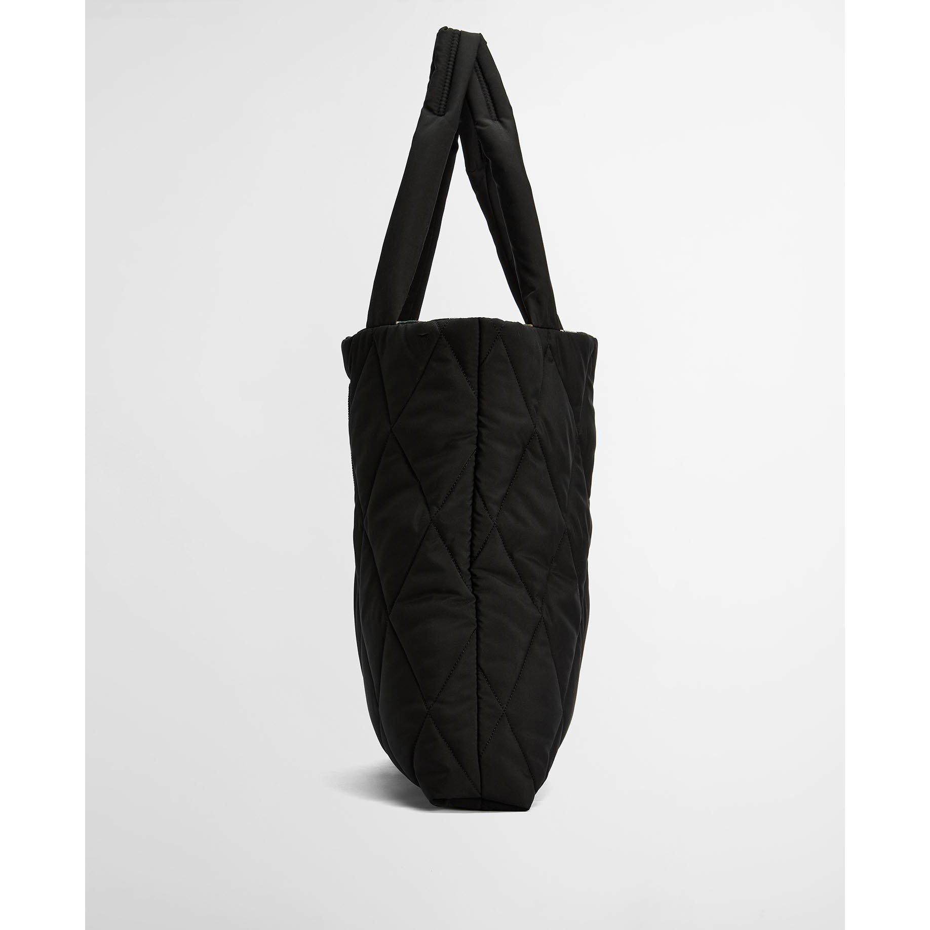 Black/Ancient - Barbour - Mariah Quilted Tote Bag - 8