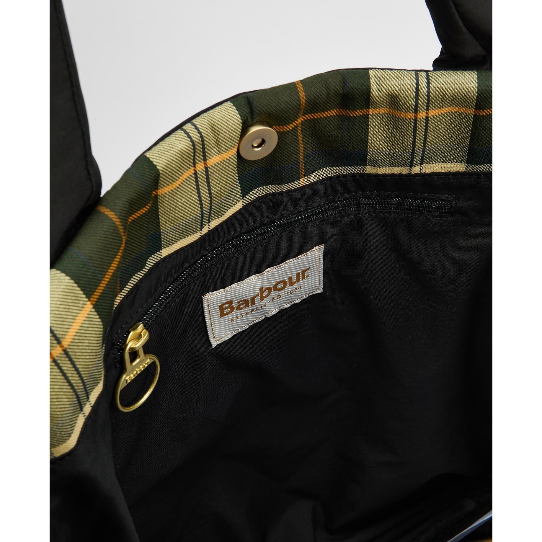 Black/Ancient - Barbour - Mariah Quilted Tote Bag - 7