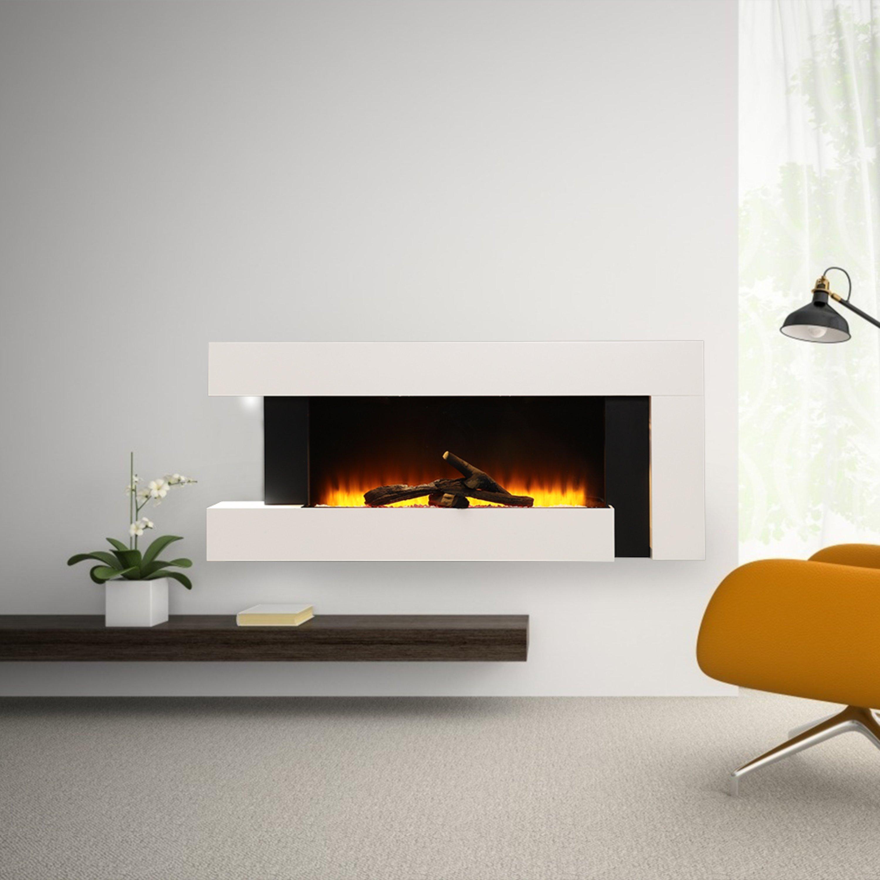 White - Kabinet UK - 7 Shape Electric Fireplace 2000W - 1