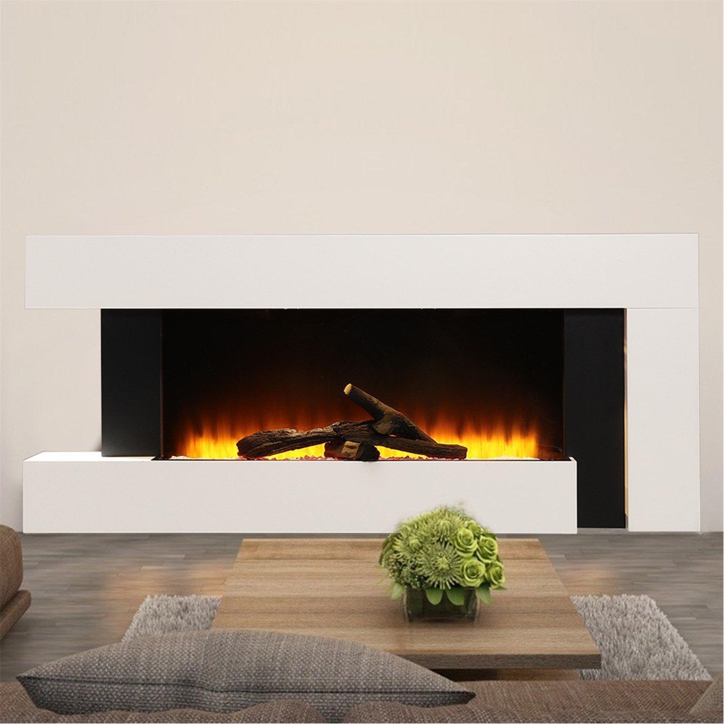 White - Kabinet UK - 7 Shape Electric Fireplace 2000W - 2