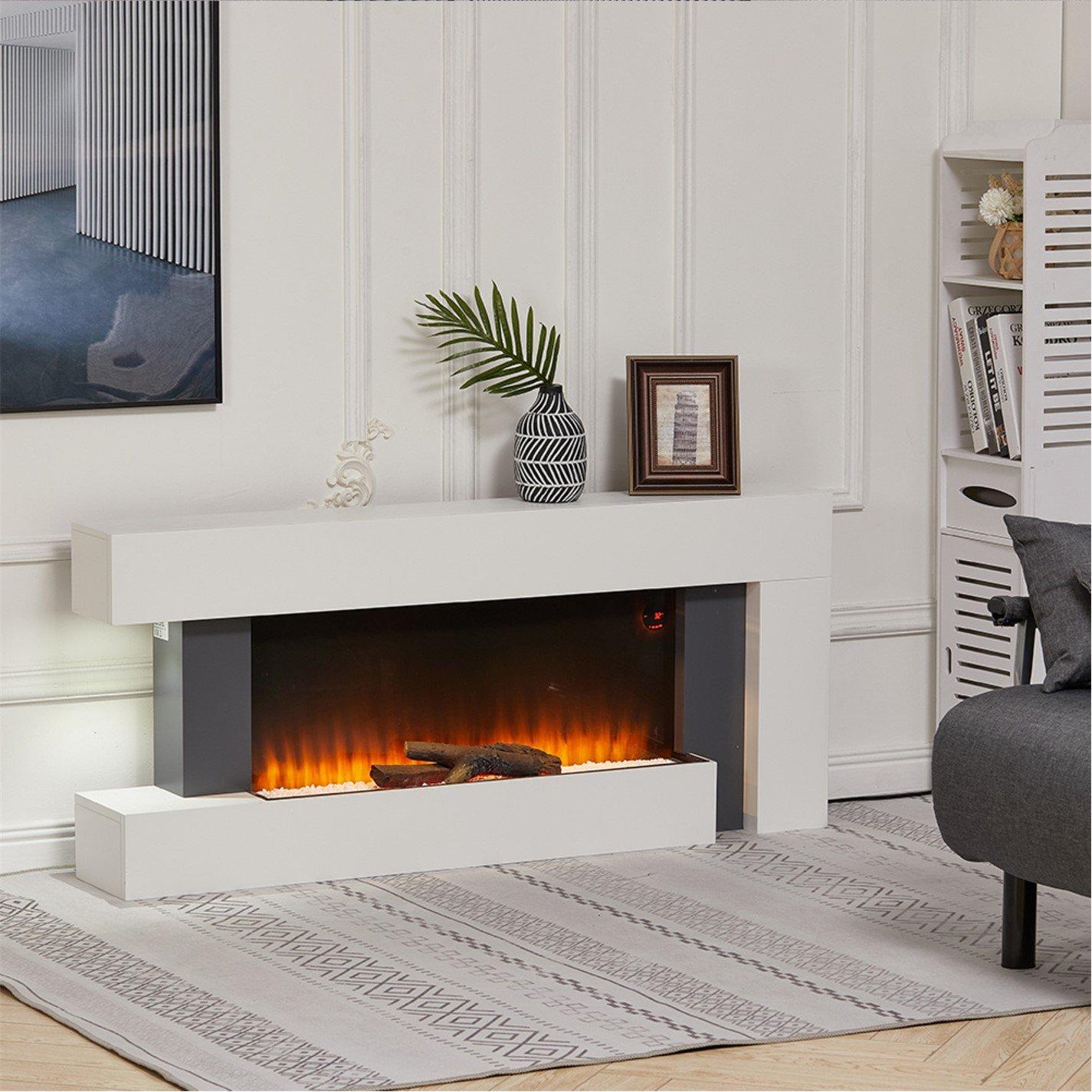 White - Kabinet UK - 7 Shape Electric Fireplace 2000W - 3