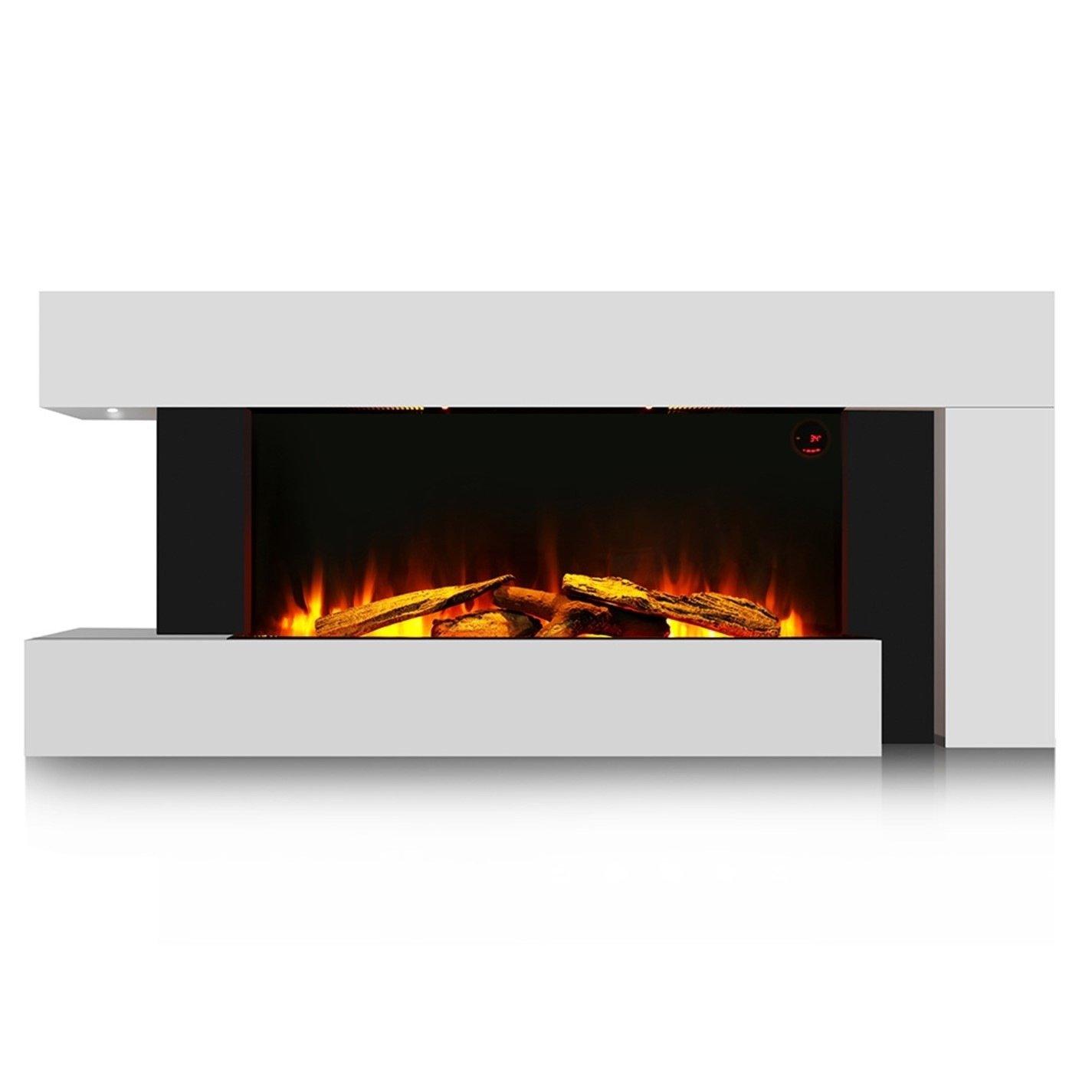 White - Kabinet UK - 7 Shape Electric Fireplace 2000W - 4