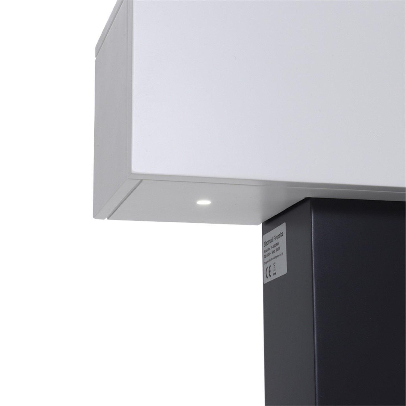 White - Kabinet UK - 7 Shape Electric Fireplace 2000W - 6