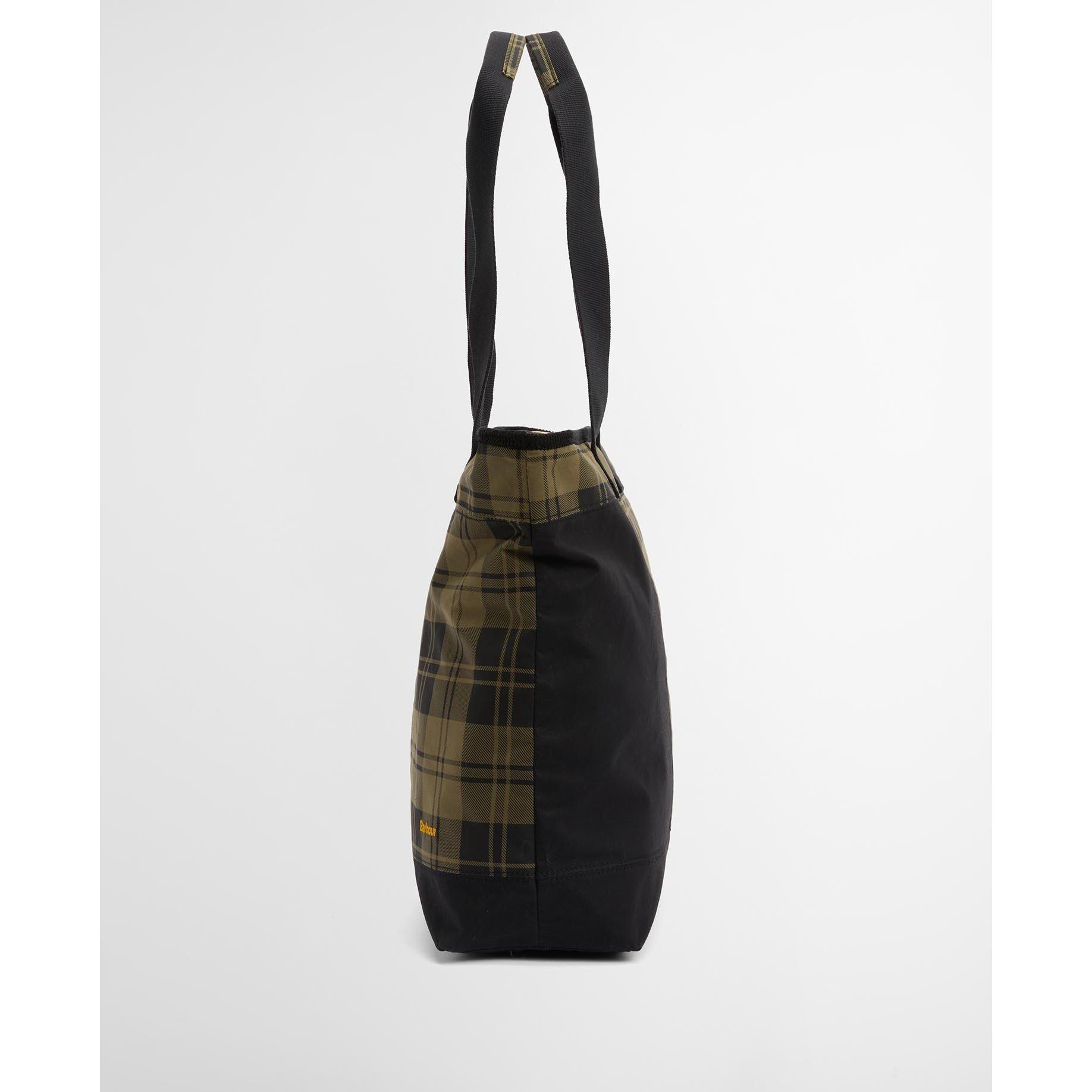 Black/Olive - Barbour - Women's Mya Patch Tote Bags - 10