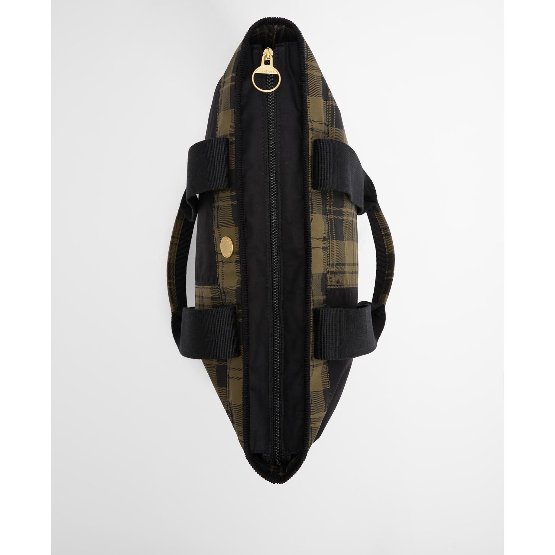 Black/Olive - Barbour - Women's Mya Patch Tote Bags - 8