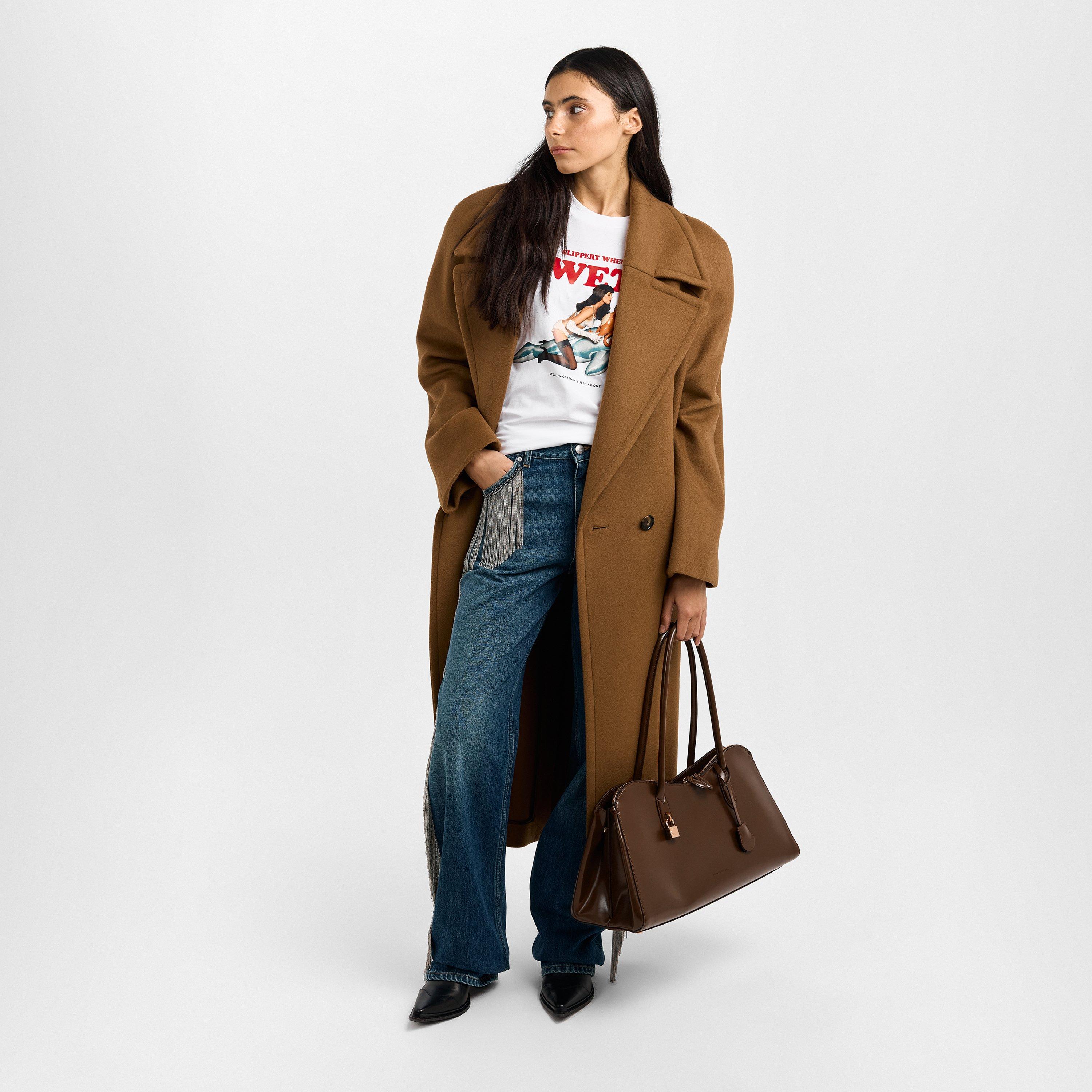 Shitake - Stella McCartney - Women's Shiny Ryder Top Handle Bag - 6