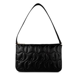 Christian Louboutin Loubila Monogrammed CL Embossed Shoulder Bag