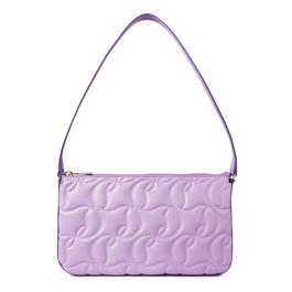 Christian Louboutin Loubila Monogrammed CL Embossed Shoulder Bag
