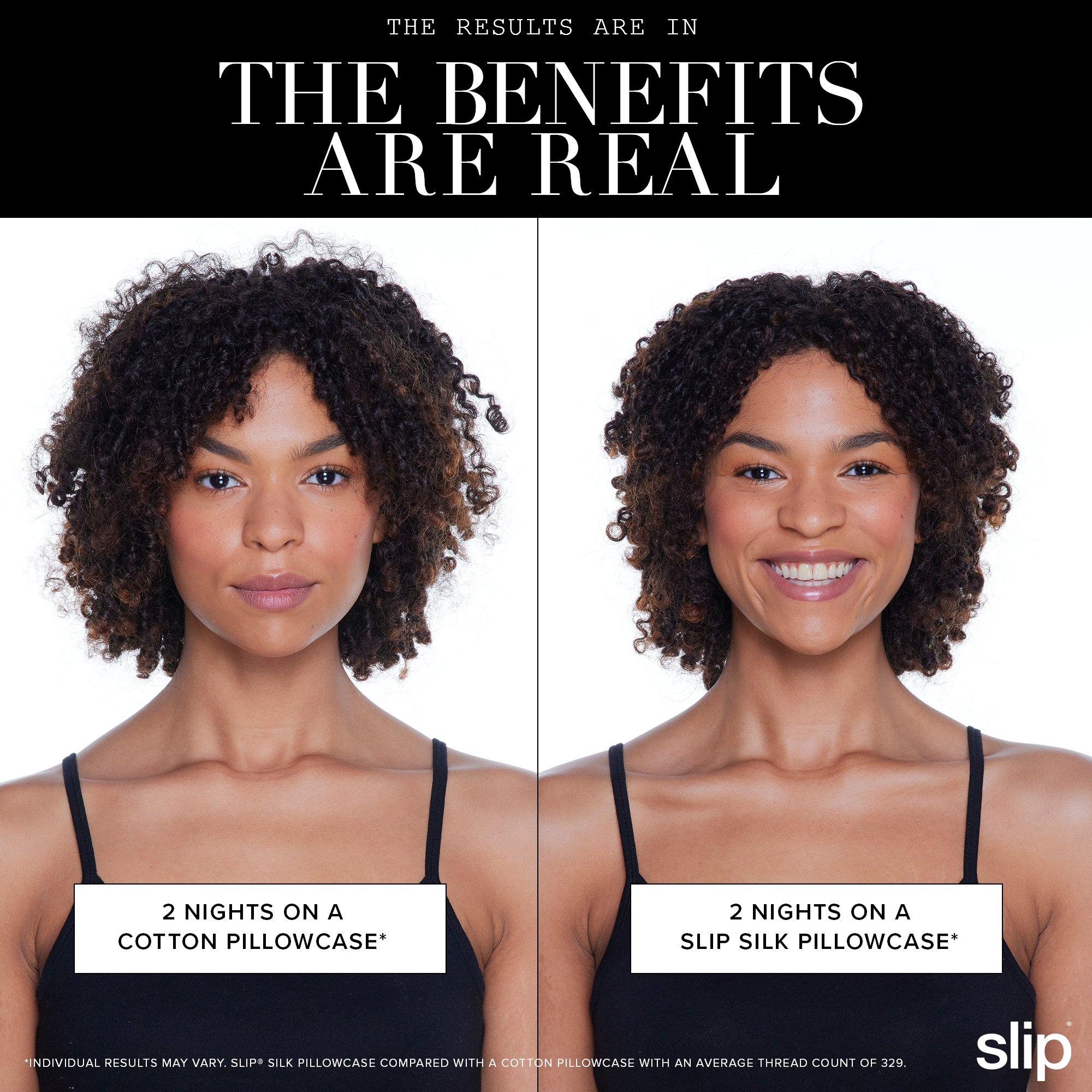 White - Slip - Pure Silk Queen Pillowcase - 10