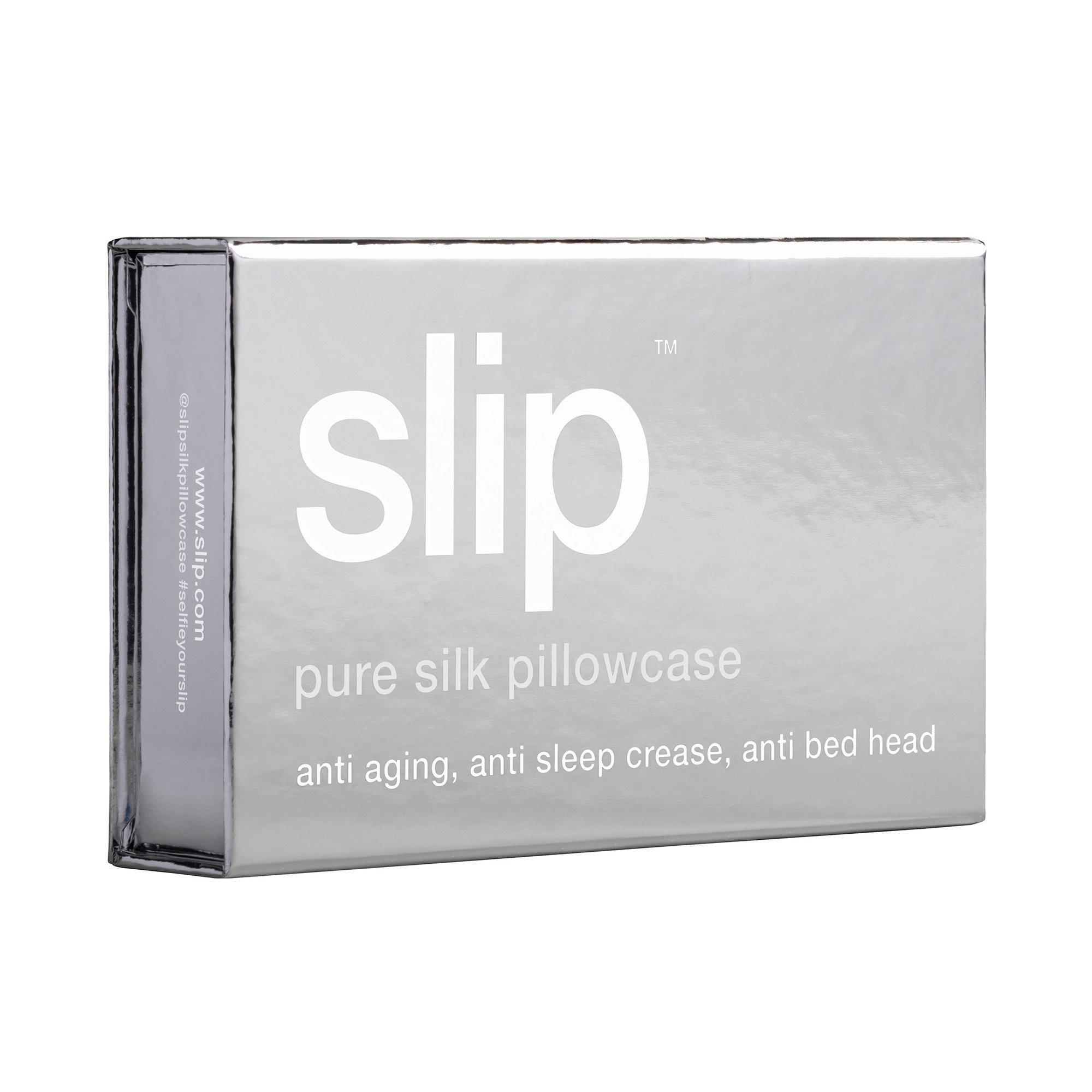 Silver - Slip - Pure Silk Queen Pillowcase - 3