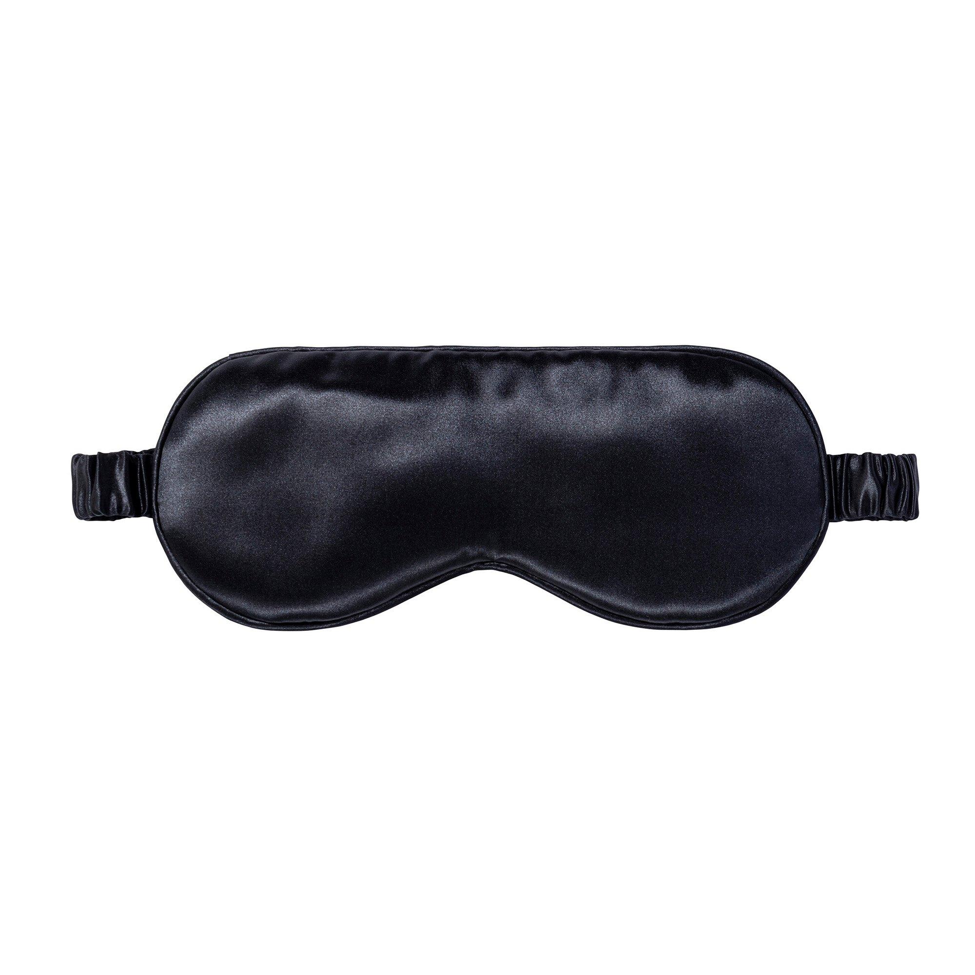 Black - Slip - Pure Silk Sleep Mask - 1