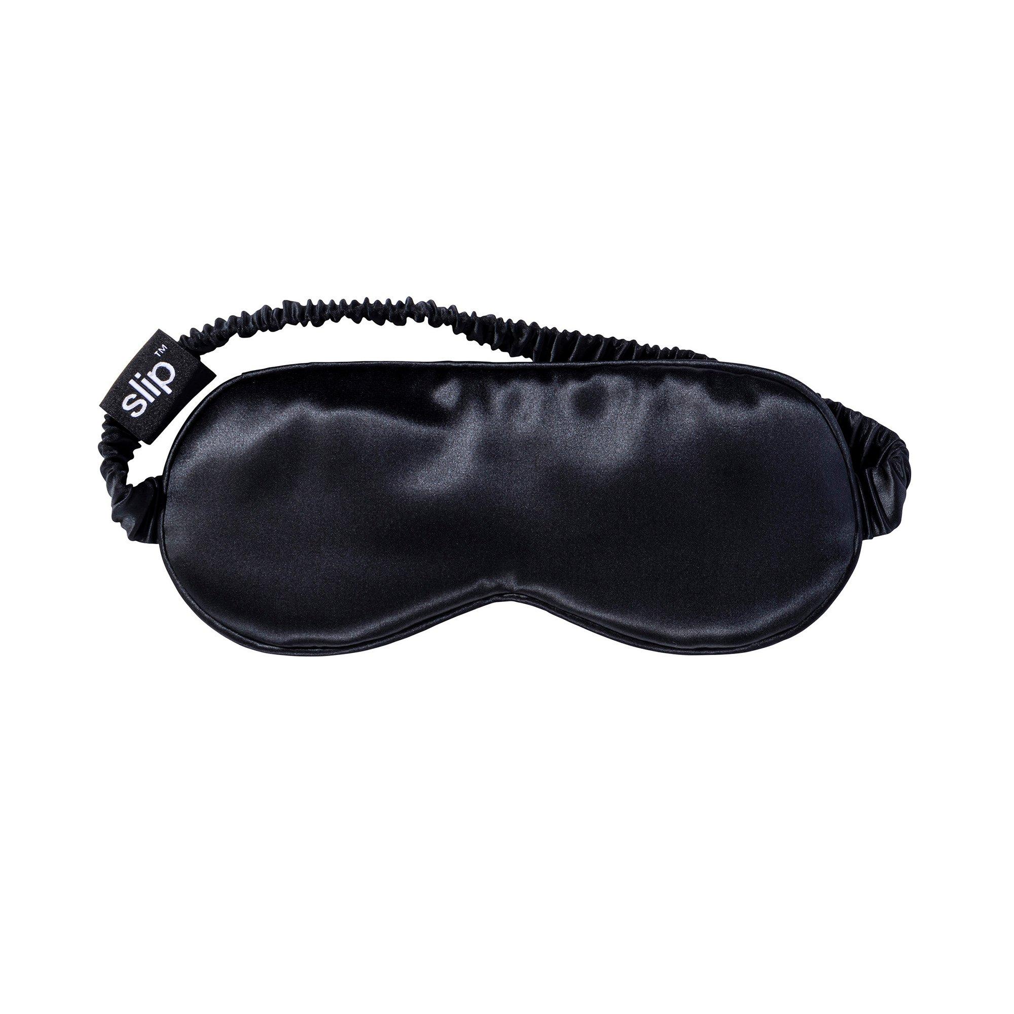 Black - Slip - Pure Silk Sleep Mask - 3