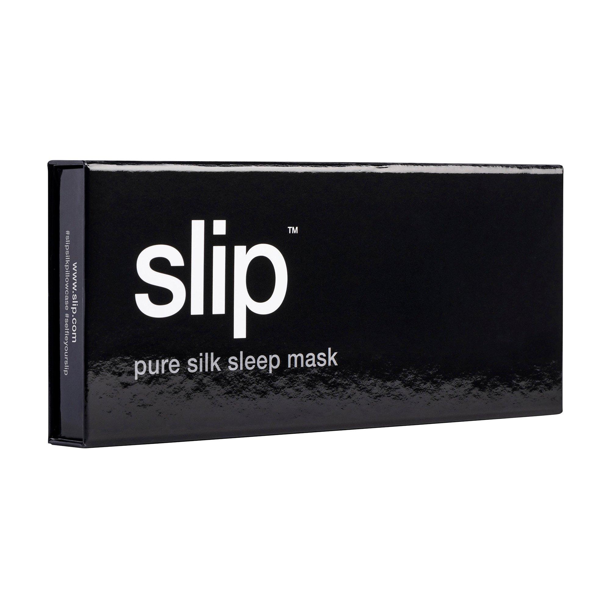 Black - Slip - Pure Silk Sleep Mask - 4
