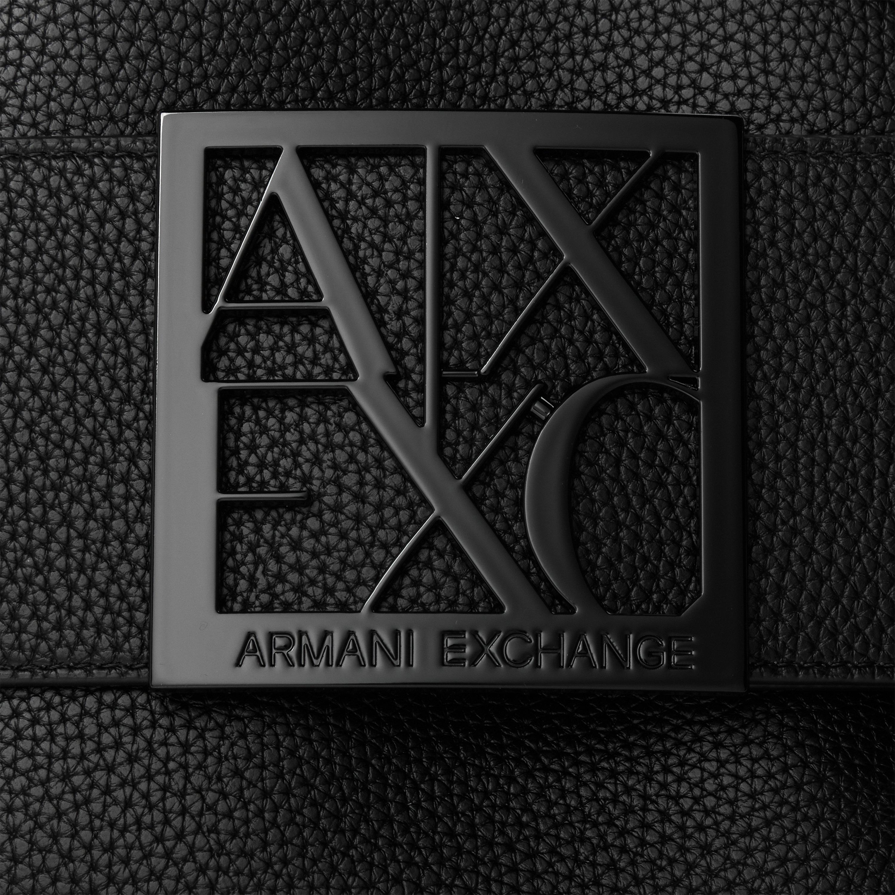 Black - Armani Exchange - Armani Exchange Shopping Bag - 3