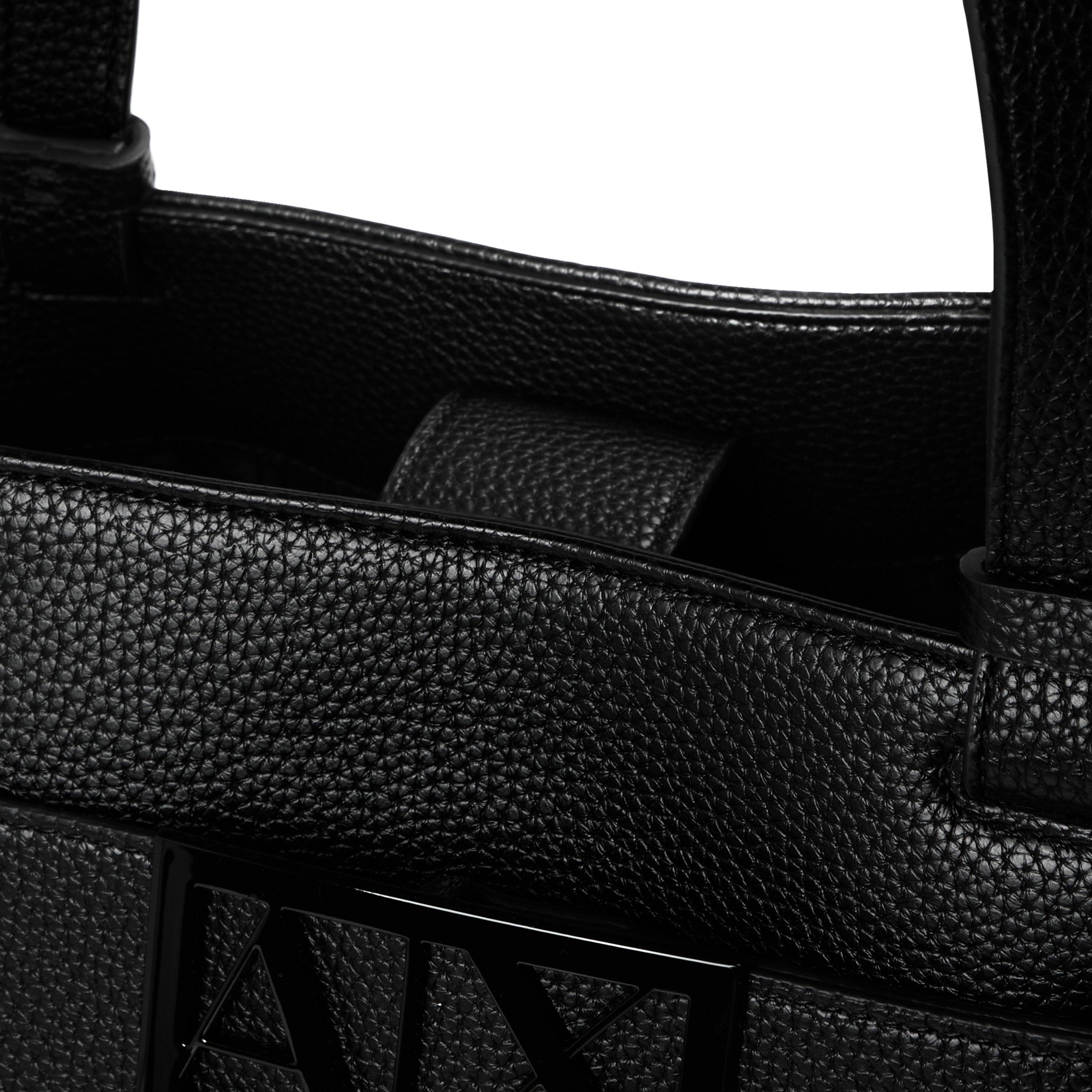 Black - Armani Exchange - Armani Exchange Shopping Bag - 4