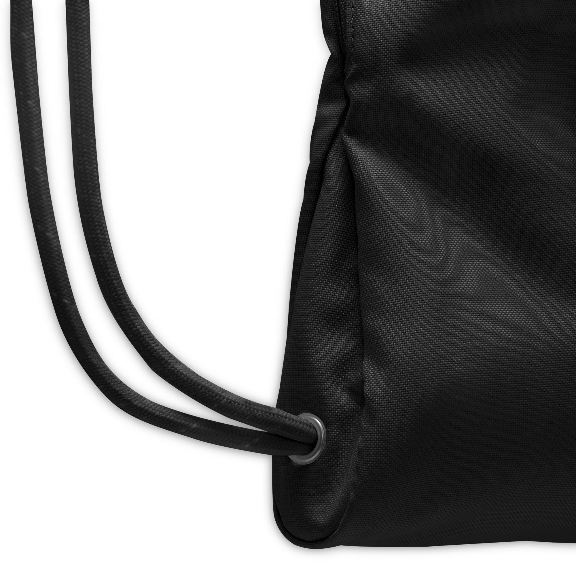 Black/Blk/White - Nike - Heritage Gym Drawstring Bag - 5