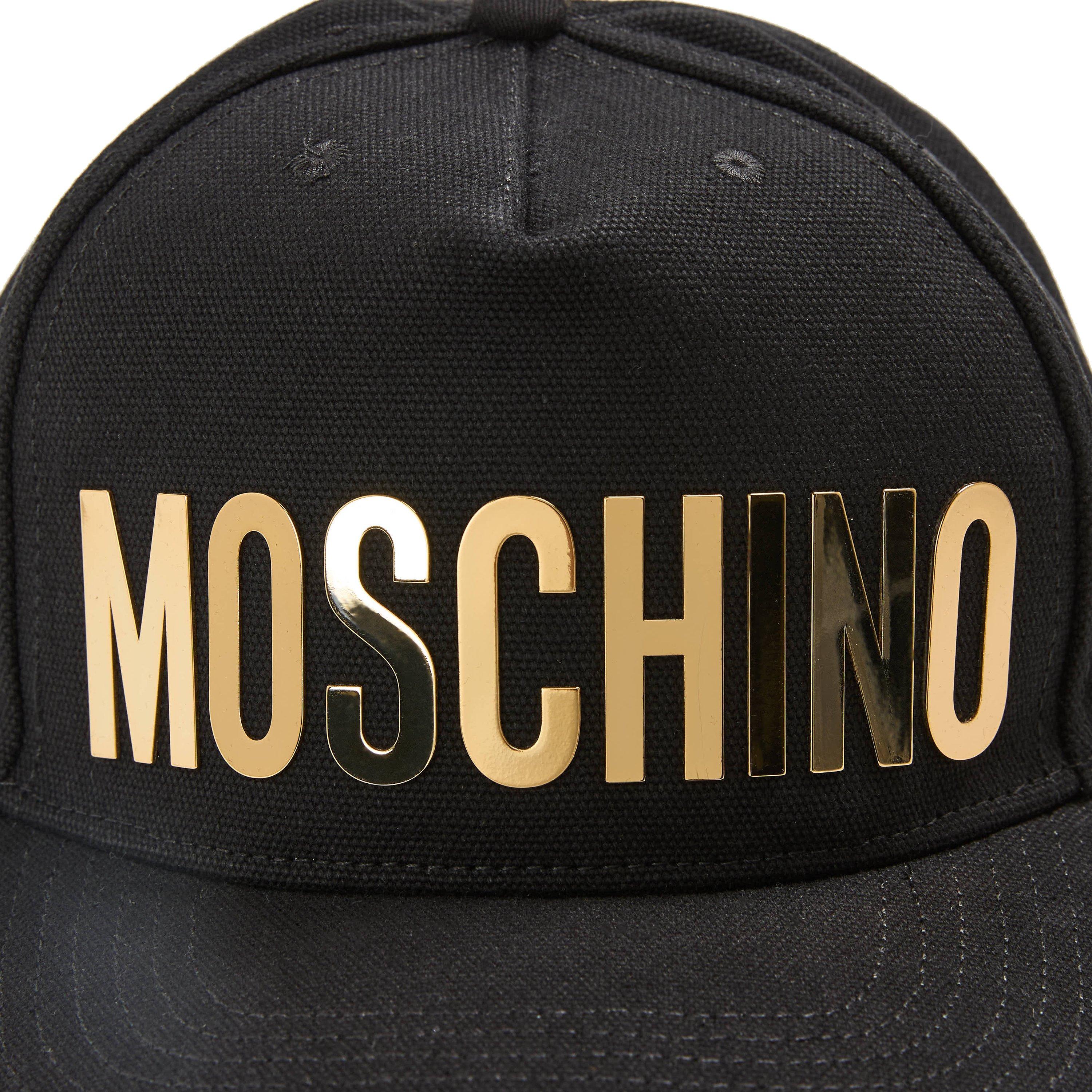 Black - Moschino - Moschino Mtllic Hat Sn99 - 3