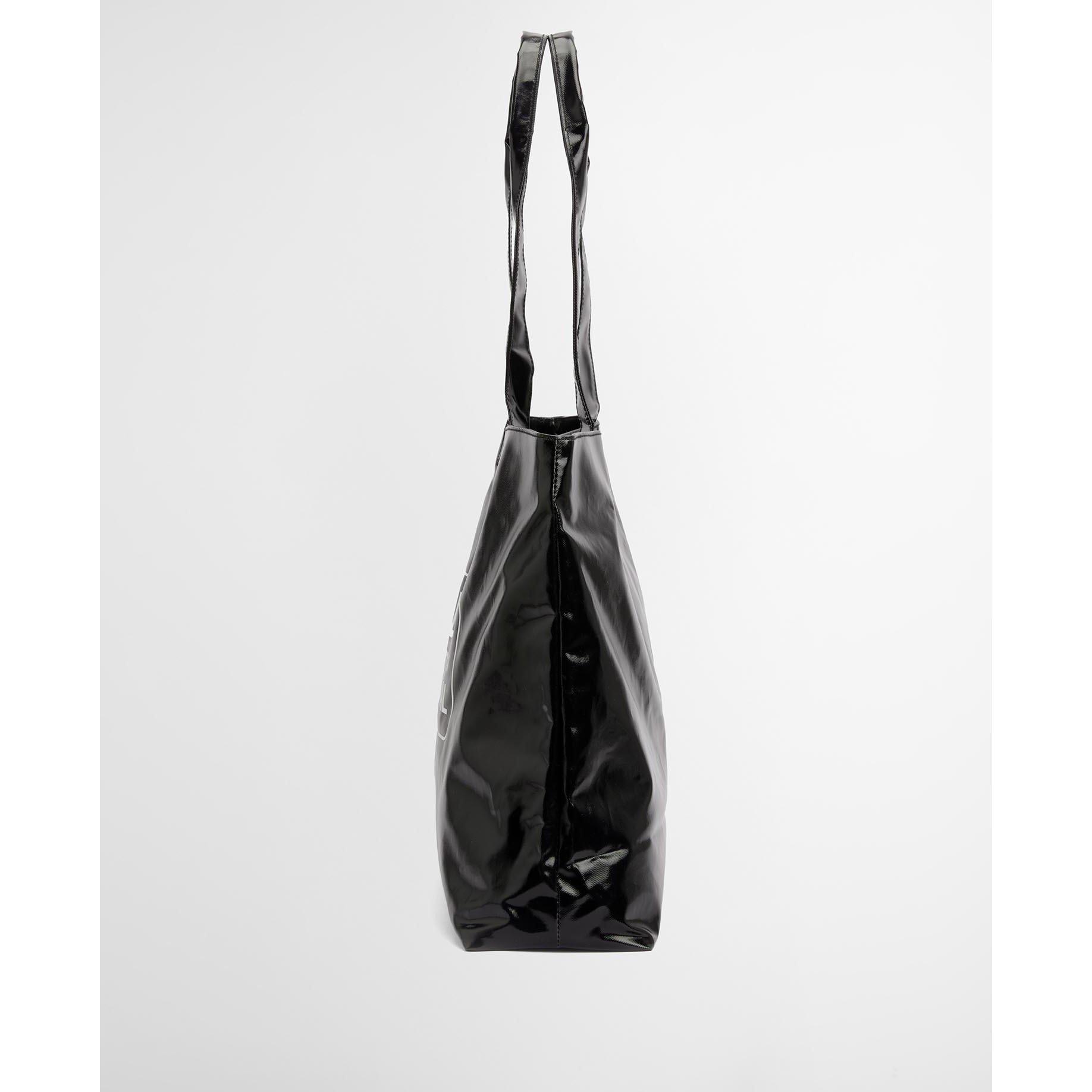 Black - Barbour International - Women's B.Intense High Shine Tote Bag - 9