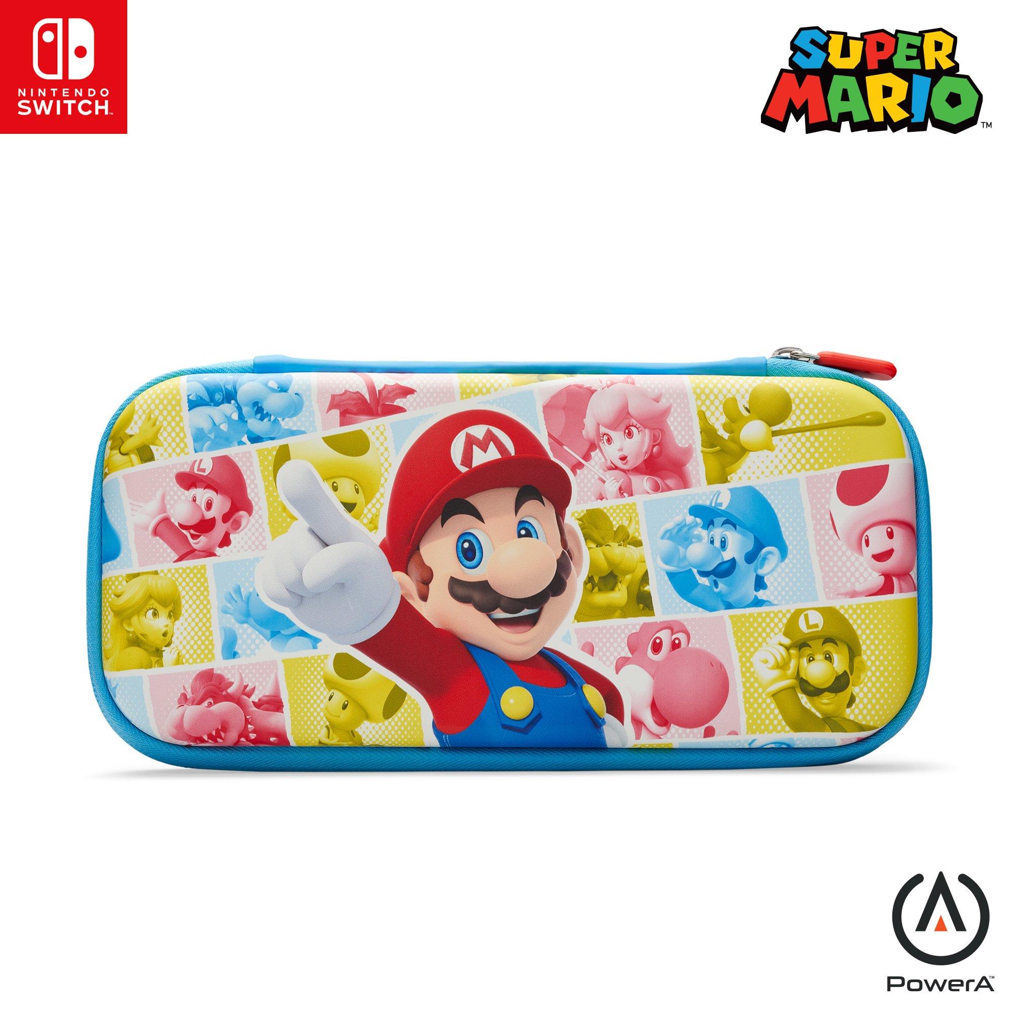 Mushroom Kingdo - PowerA - Slim Case for Nintendo Switch - Mushroom Kingdom Reel - 1