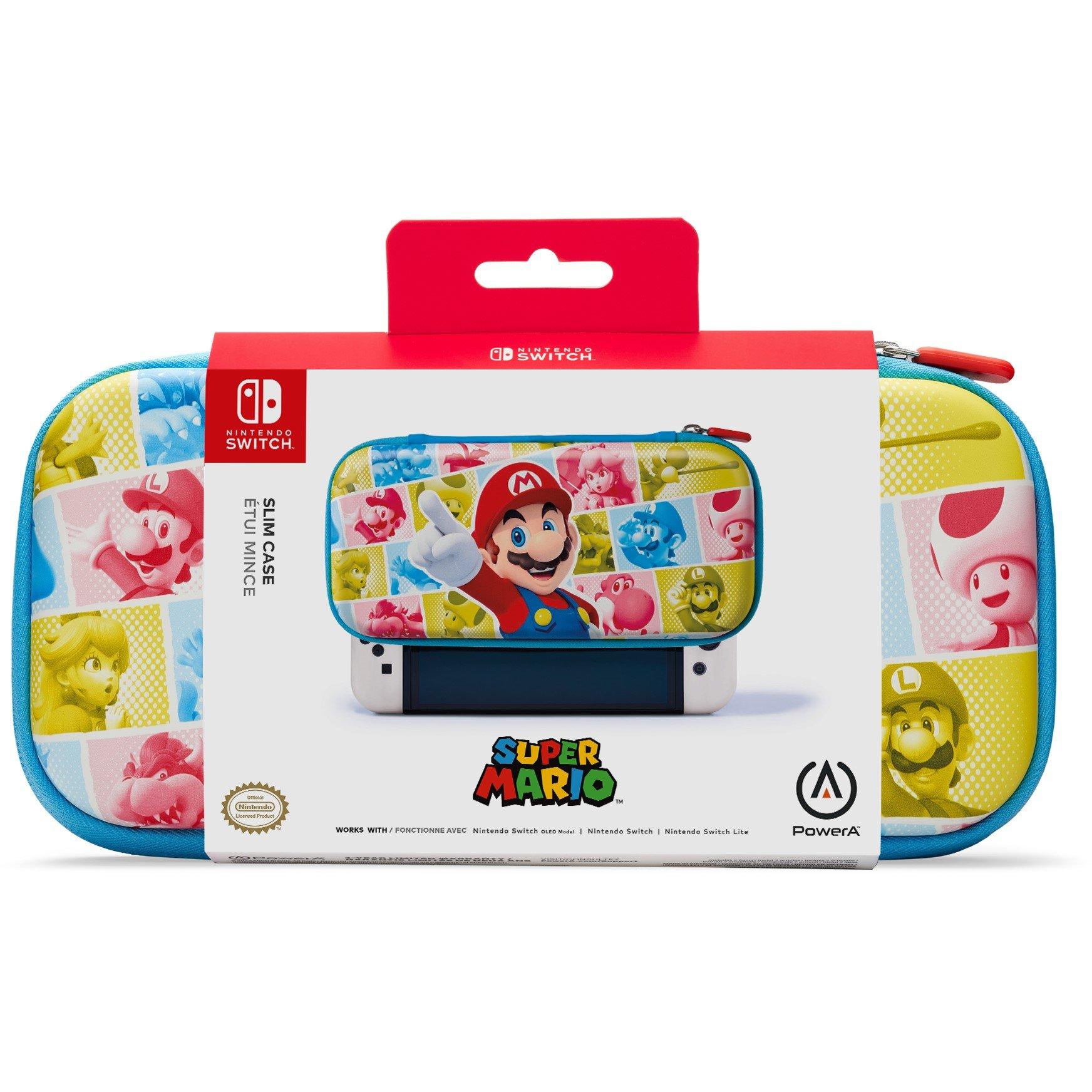 Reino Champiñón - PowerA - PowerA Slim Case for Nintendo Switch - Mushroom Kingdom Reel - 11