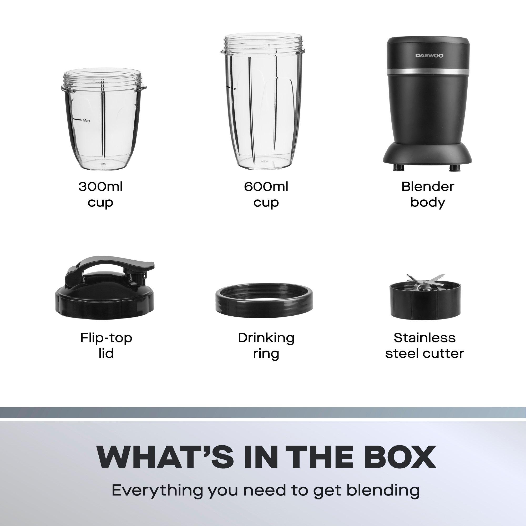 Black - Daewoo Electricals - 1000W Samurai Ultrablend Pro Blender - 5