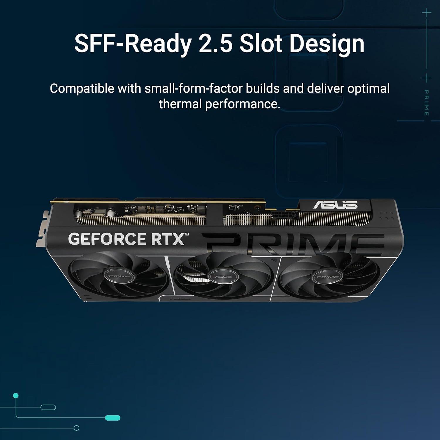 Negro - ASUS - NVIDIA GeForce RTX 5070 Ti PRIME OC Graphics Card for Gaming - 16GB - 2
