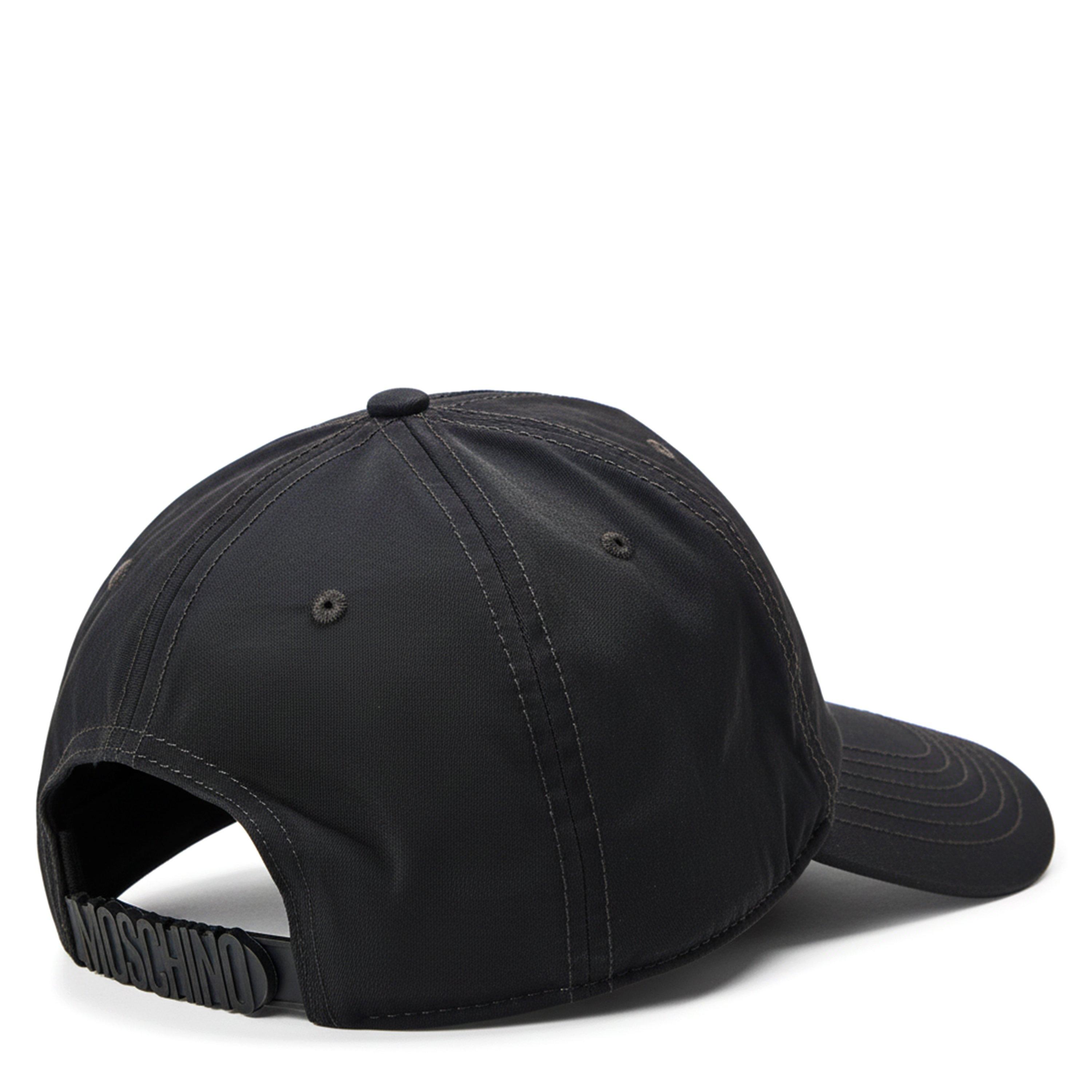Black - Moschino - Moschino Embsd Hat Sn99 - 2