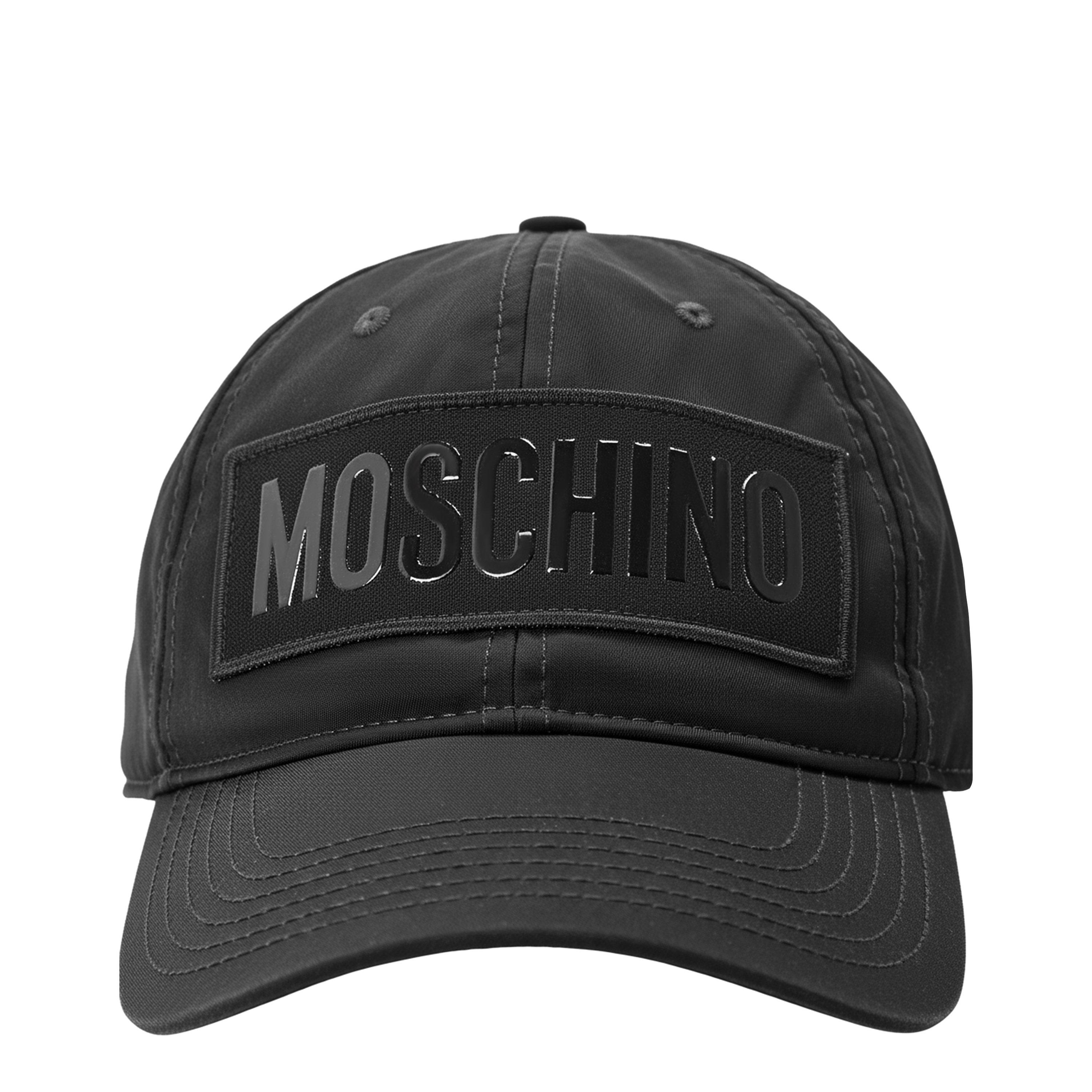 Black - Moschino - Moschino Embsd Hat Sn99 - 3