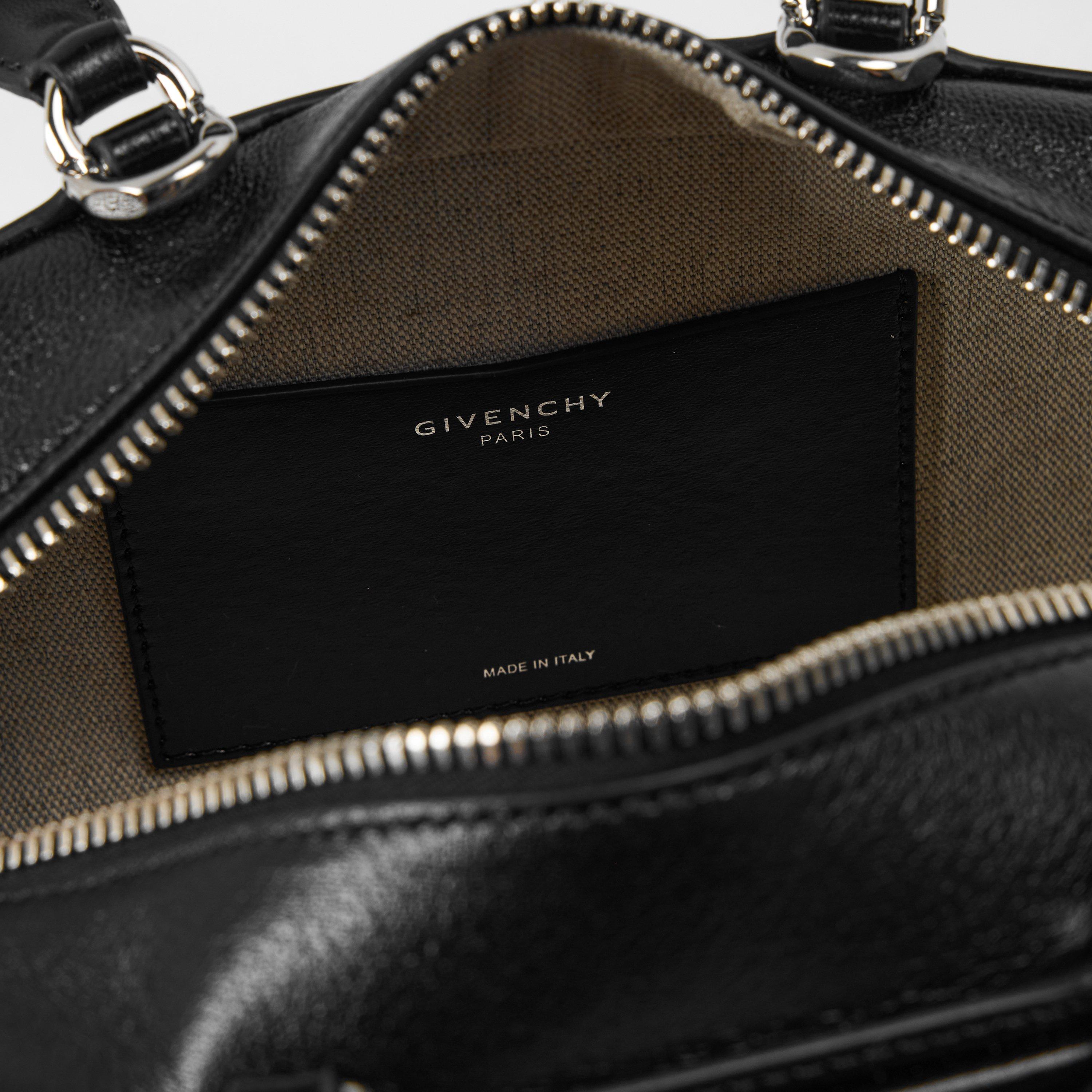 Black - GIVENCHY - Womens Small Antigona East-West Bag - 5
